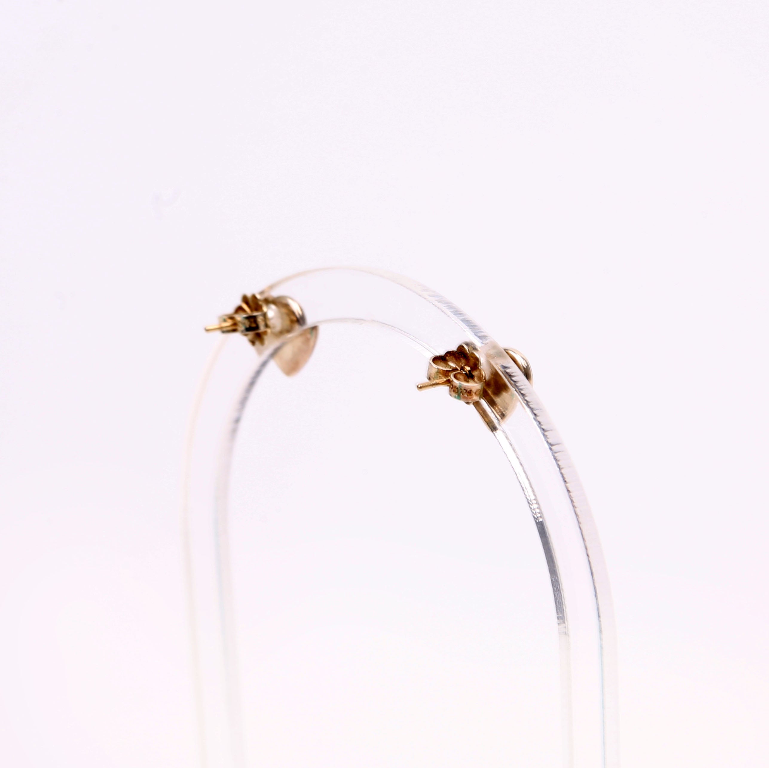 Love Tiffany Heart Enamel/925 Earrings