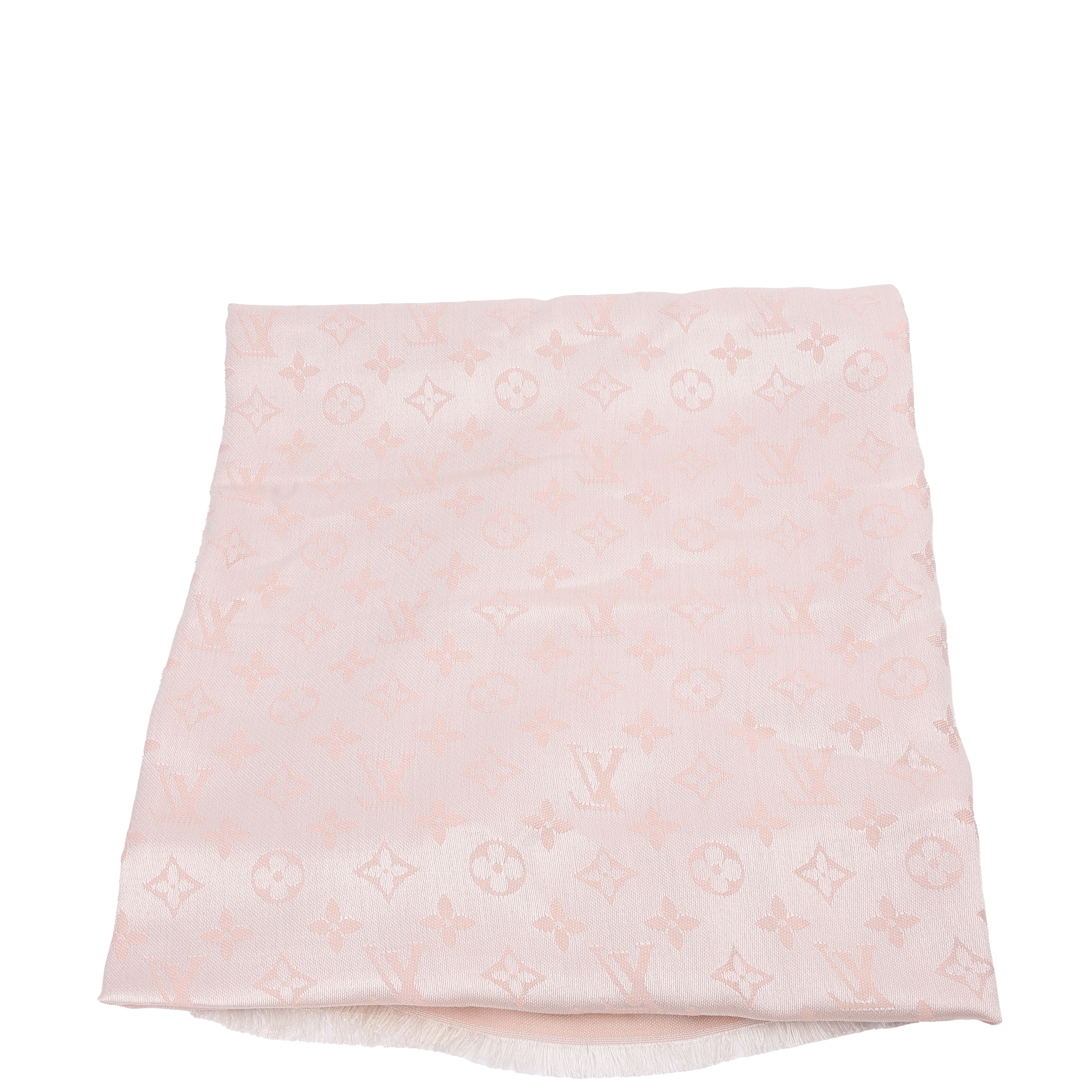 Shawl Monogram/Silk Wool Scarf