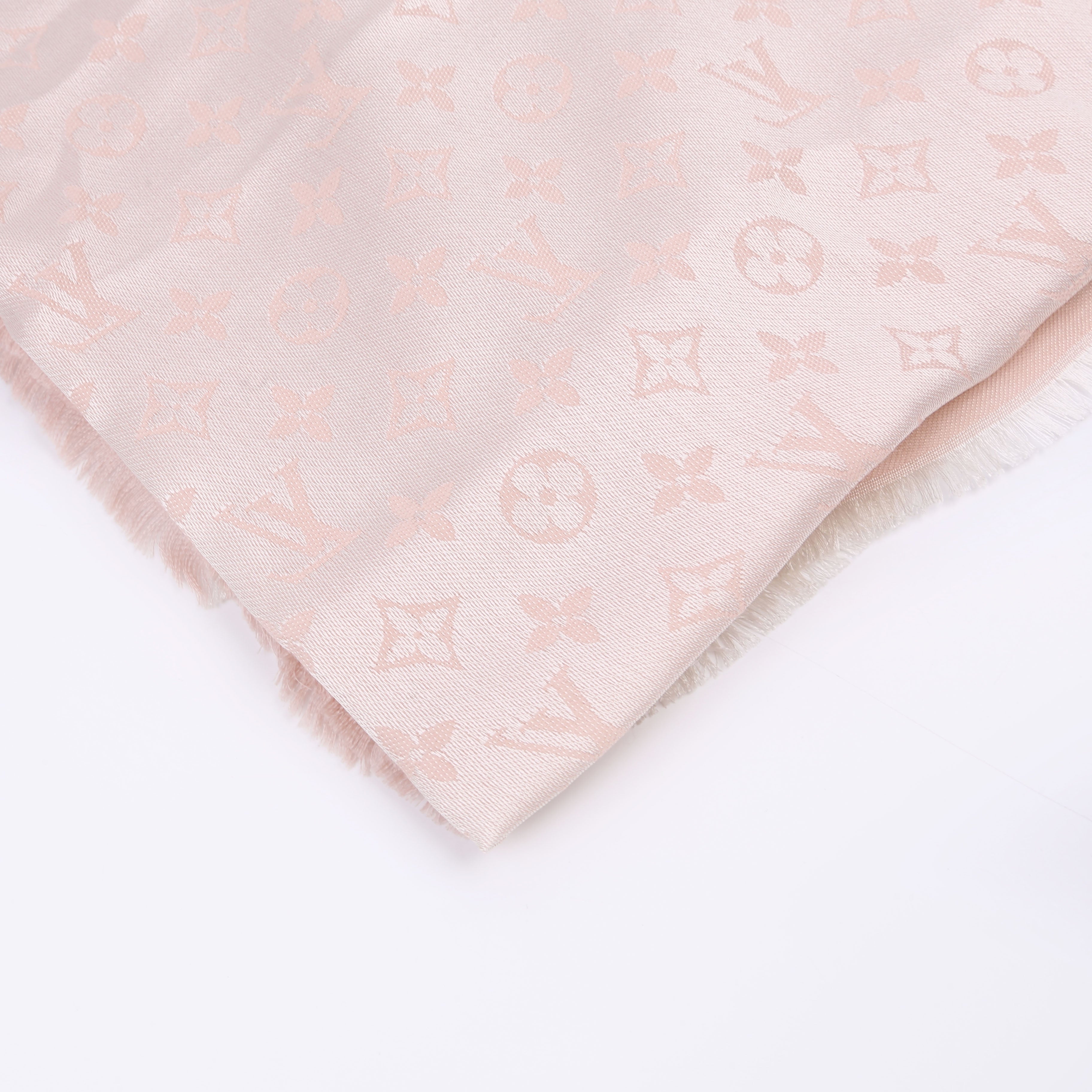 Shawl Monogram/Silk Wool Scarf