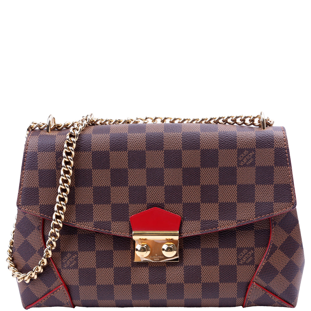 Caissa Chain Clutch Red