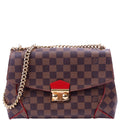 Caissa Chain Clutch Red