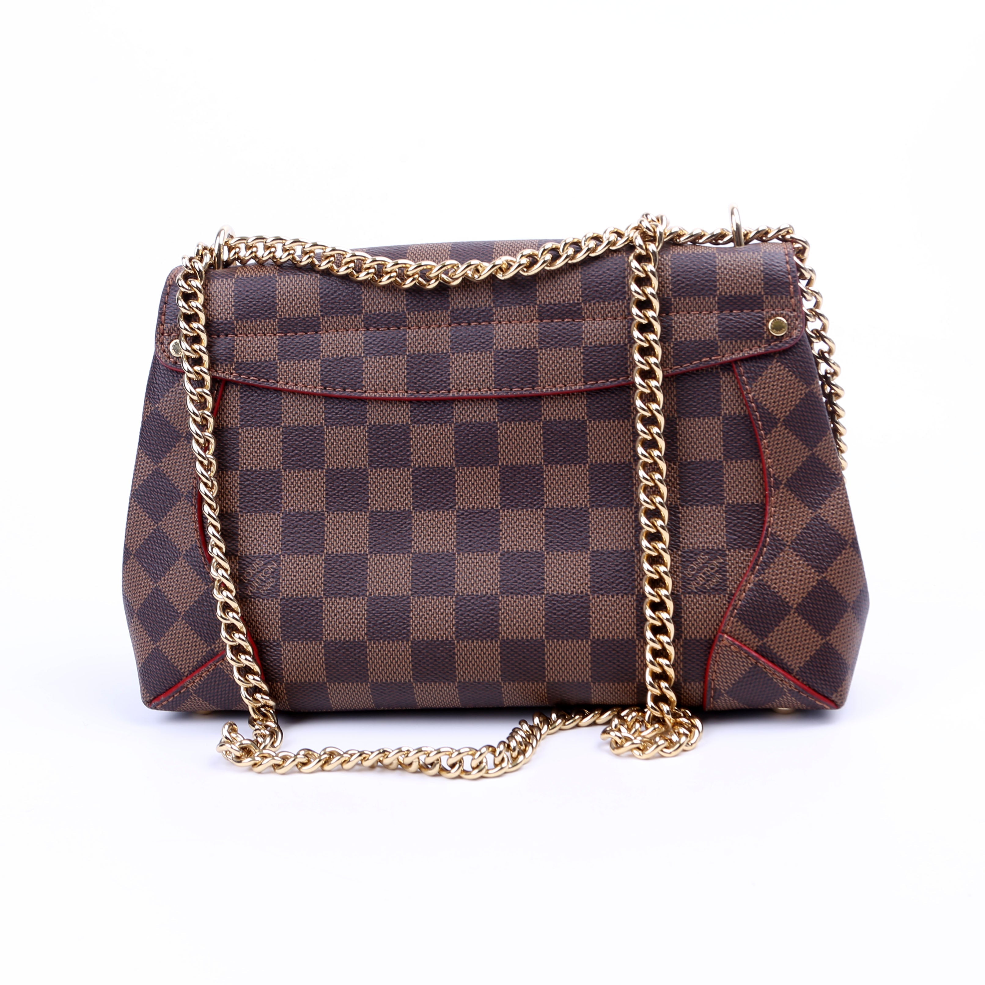 Caissa Chain Clutch Red