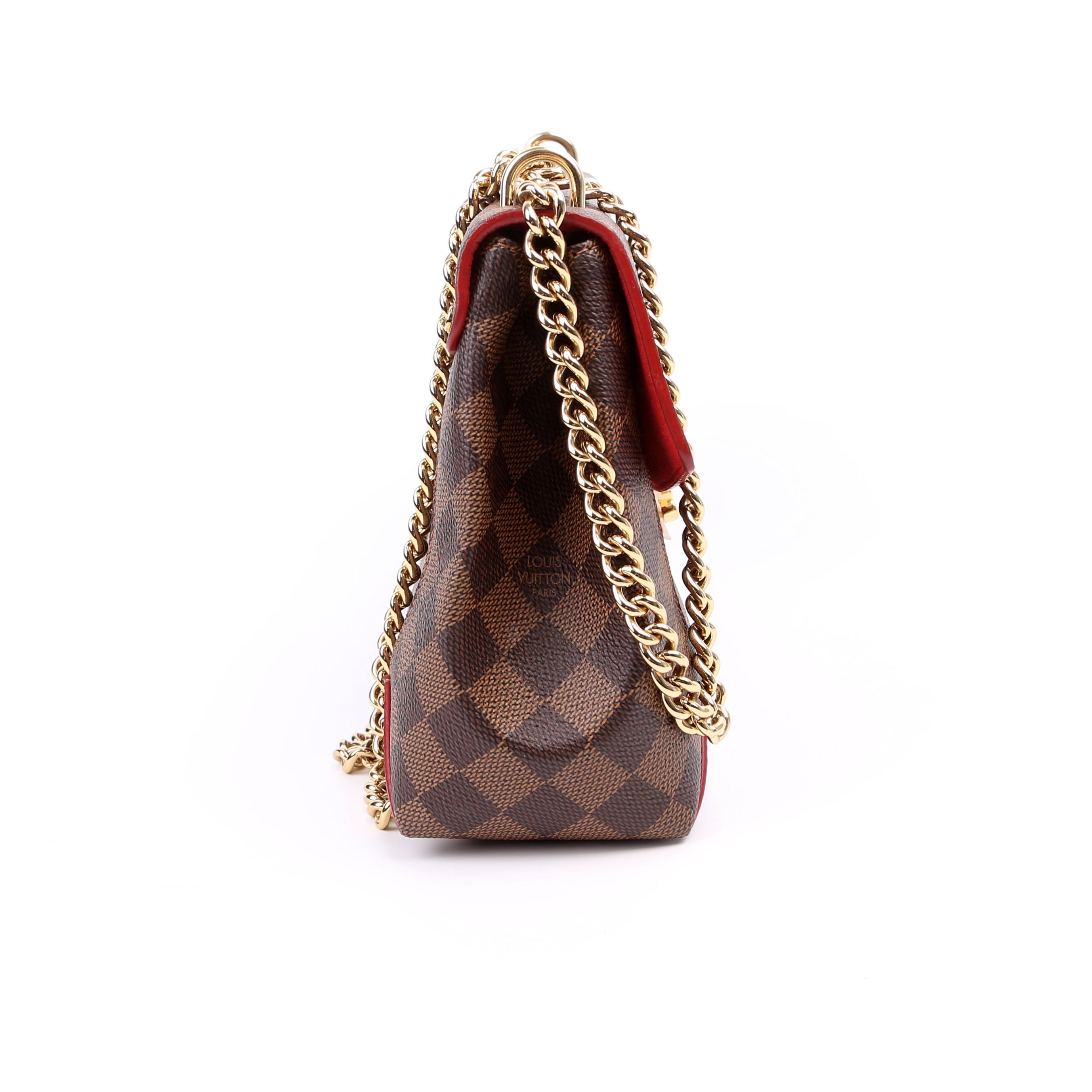 Caissa Chain Clutch Red