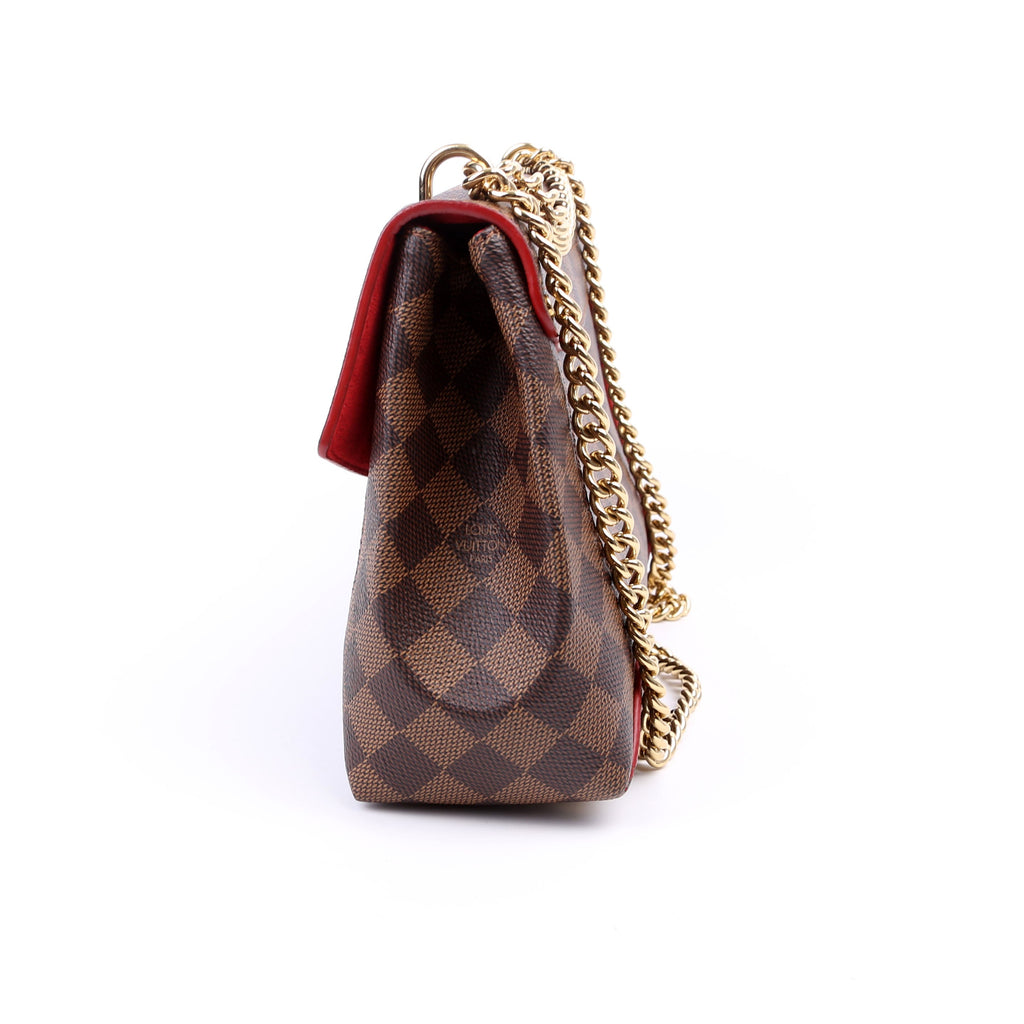 Caissa Chain Clutch Red