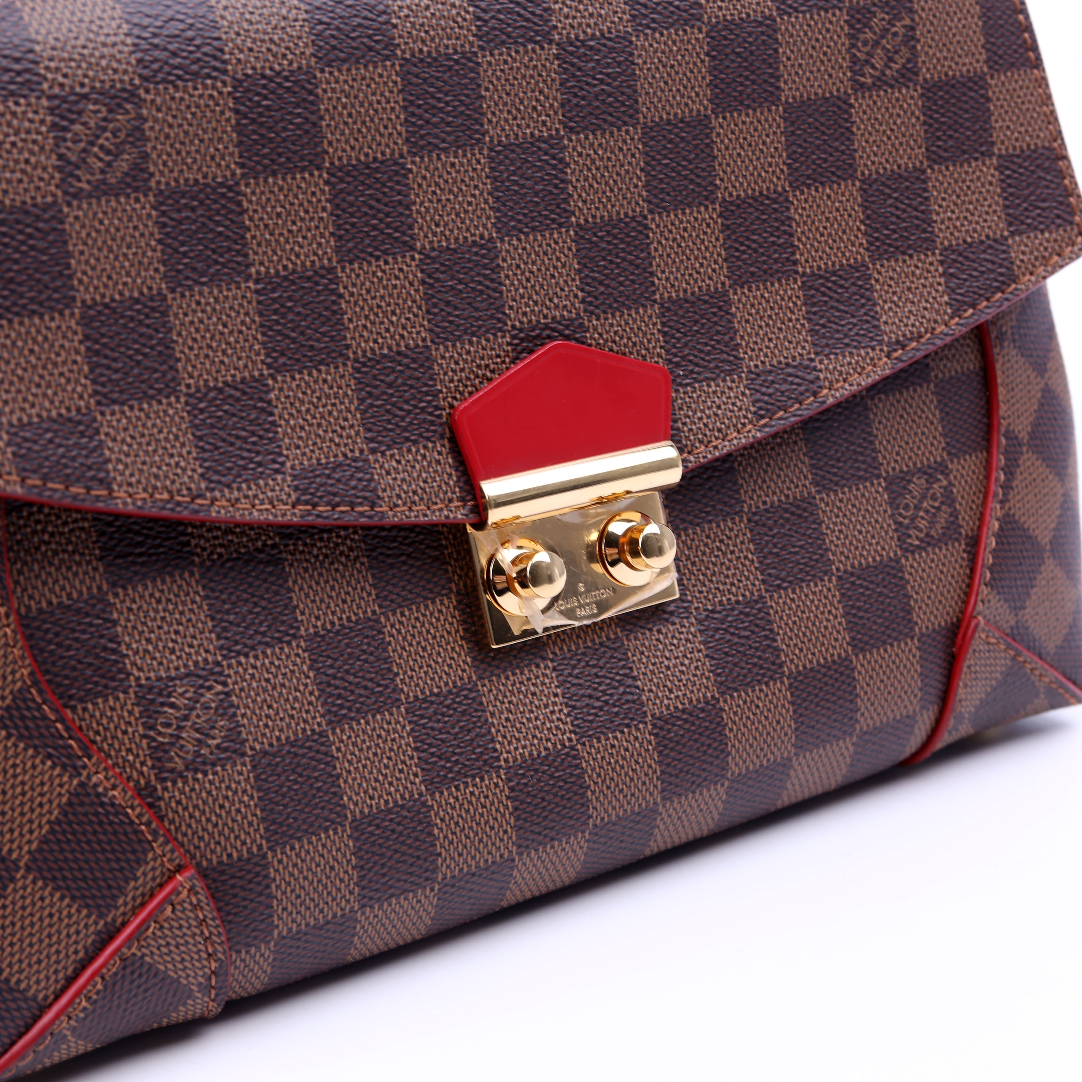 Caissa Chain Clutch Red