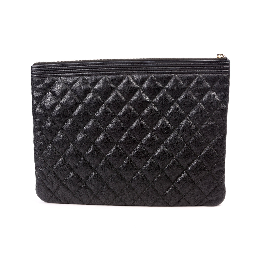 O Case Boy Medium Caviar Black