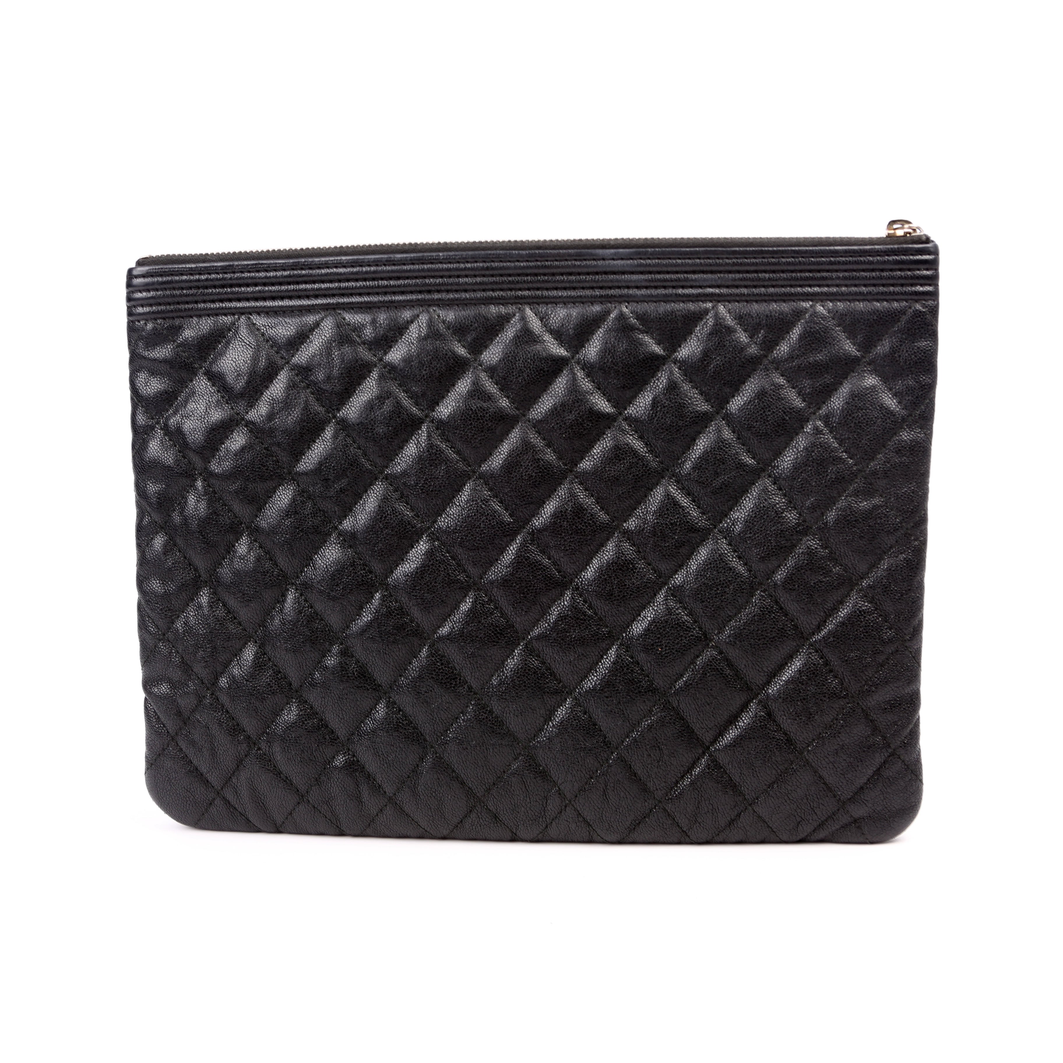 O Case Boy Medium Caviar Black