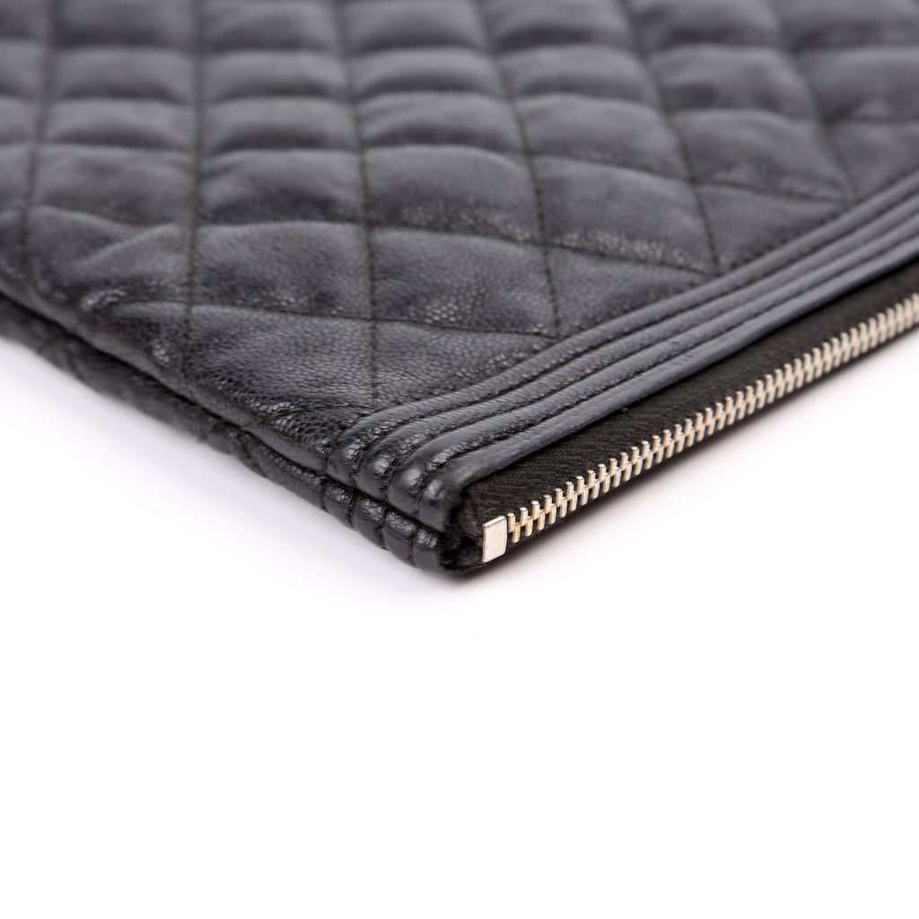 O Case Boy Medium Caviar Black
