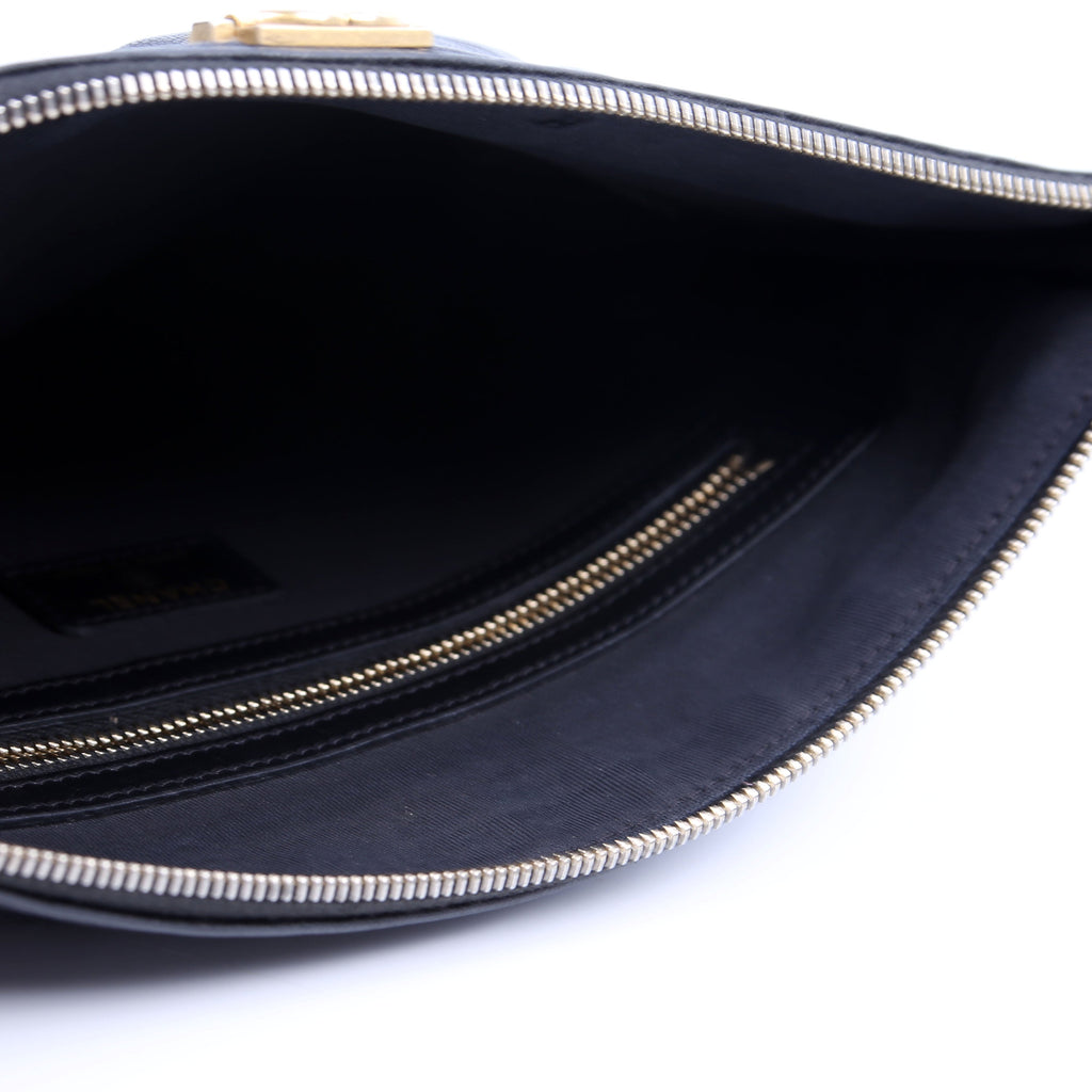 O Case Boy Medium Caviar Black