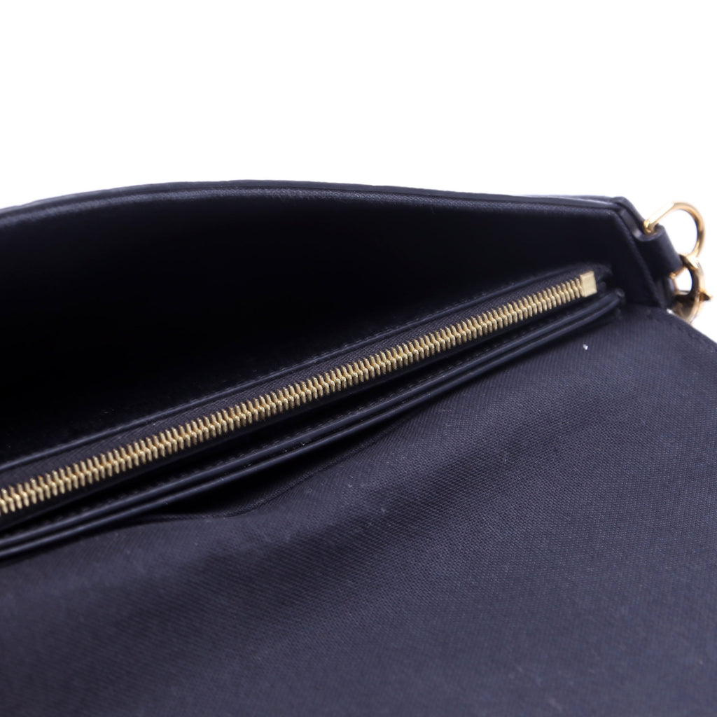 Pochette Felicie Empreinte Black
