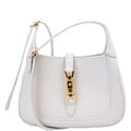 637091 Jackie 1961 Mini Hobo Leather White
