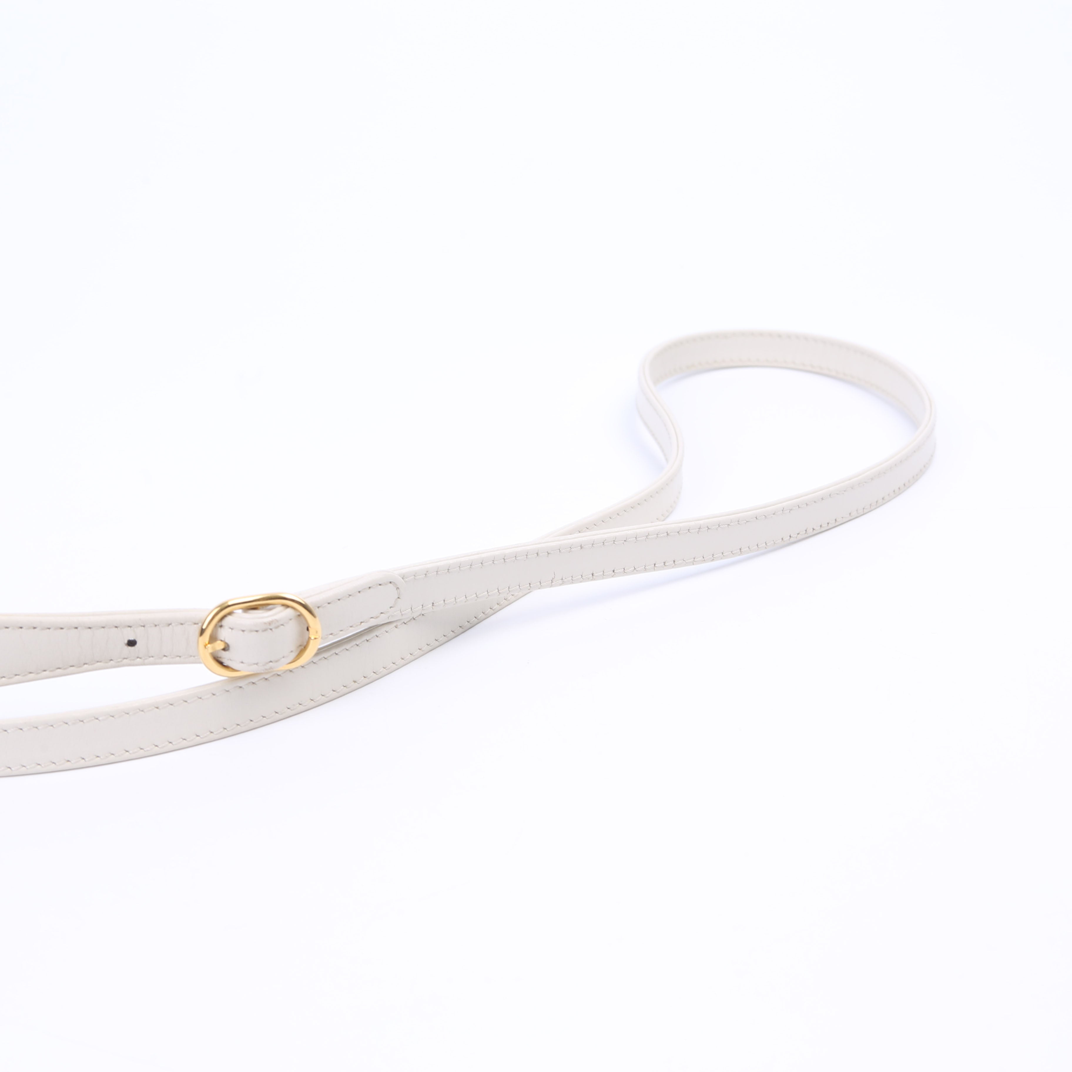 637091 Jackie 1961 Mini Hobo Leather White