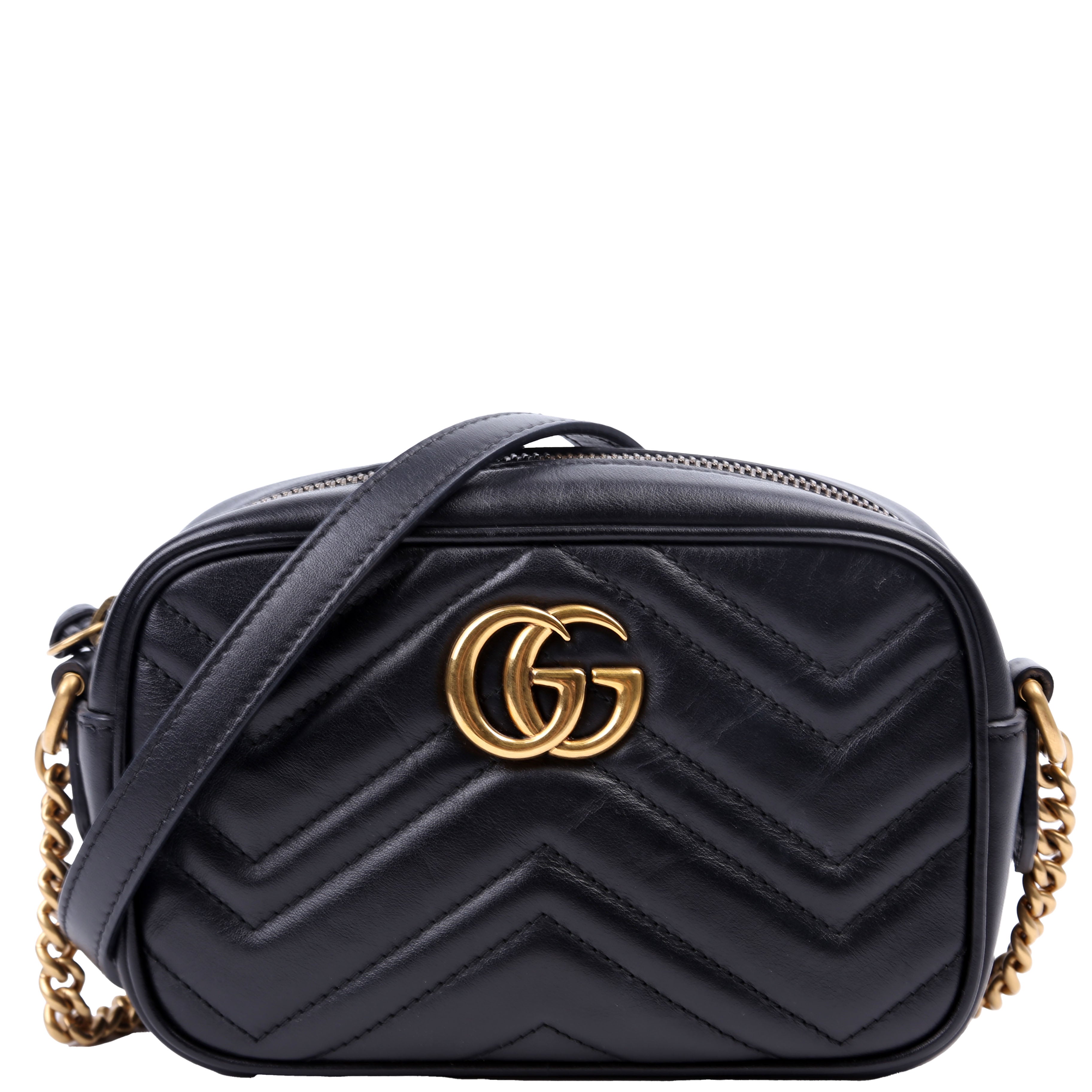 448065 Marmont Mini Camera Bag Black