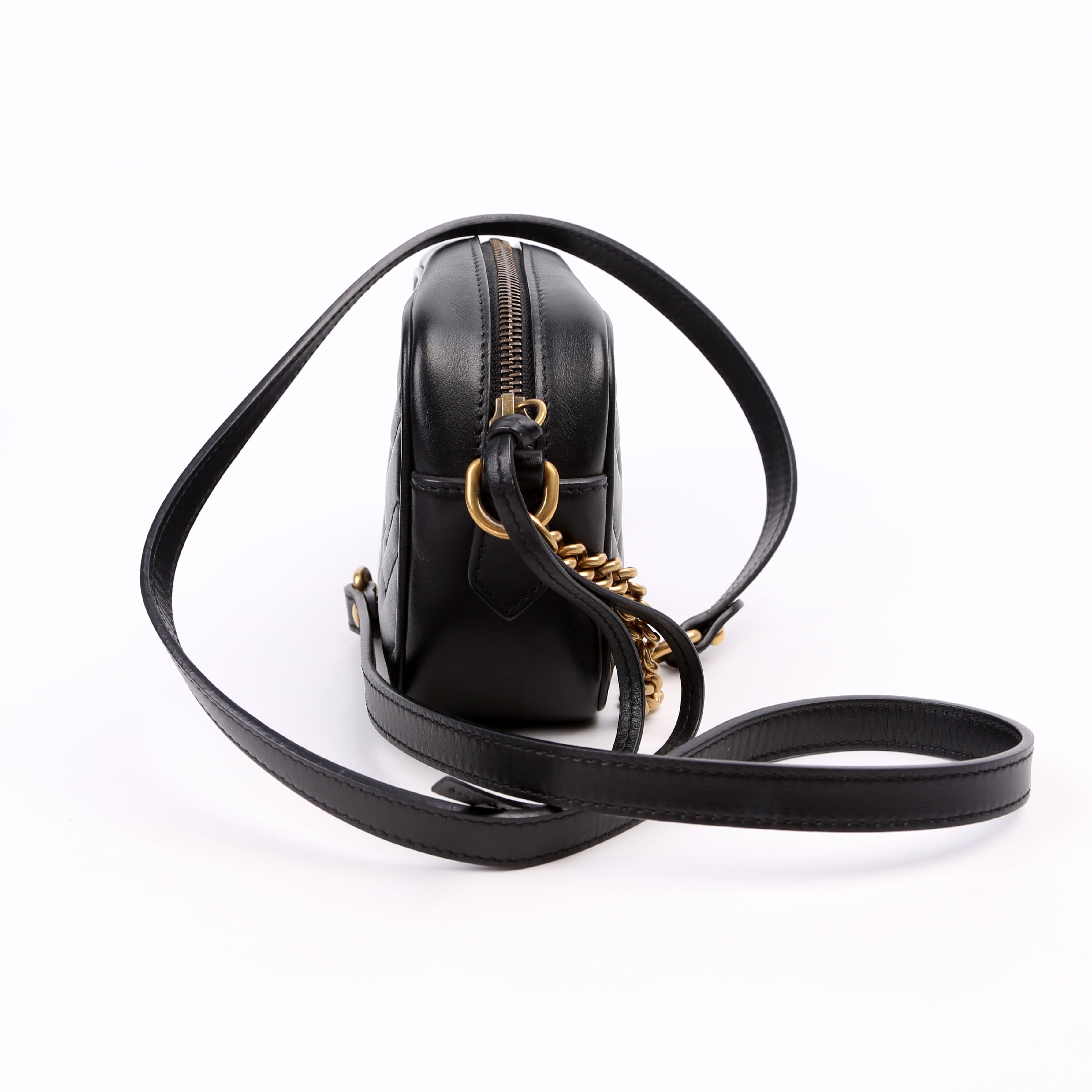 448065 Marmont Mini Camera Bag Black