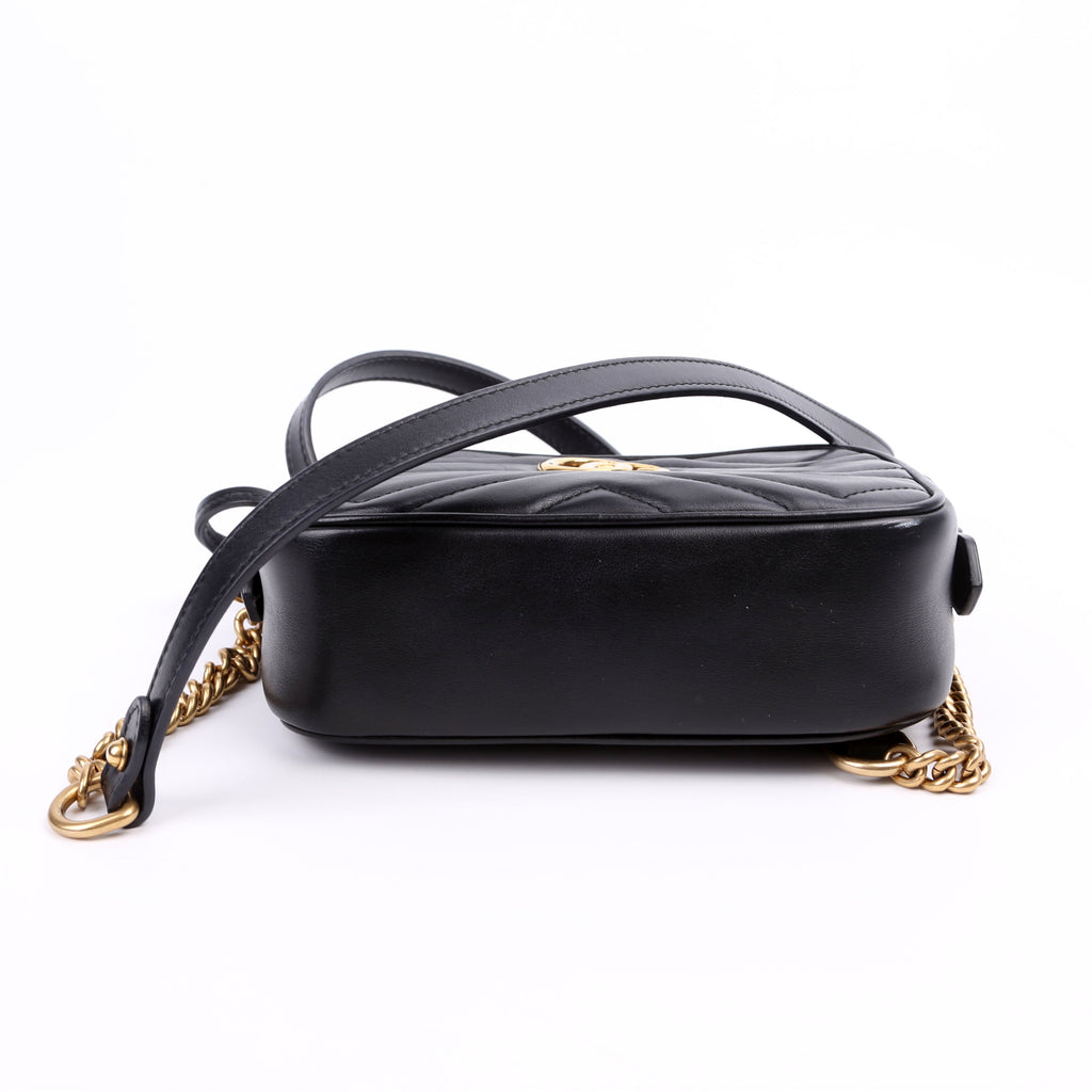 448065 Marmont Mini Camera Bag Black