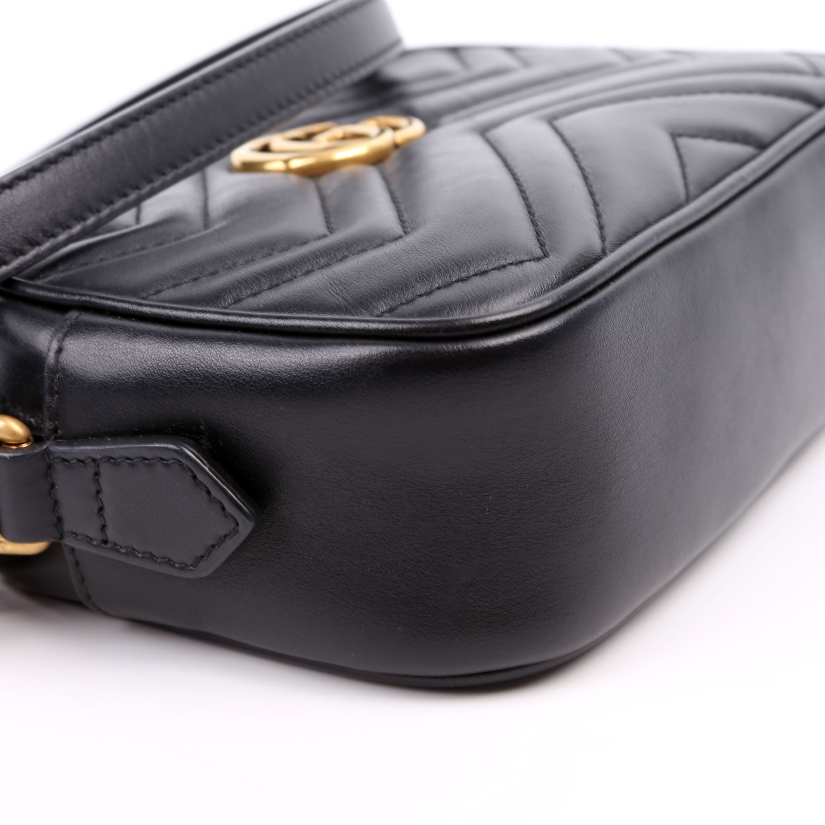 448065 Marmont Mini Camera Bag Black
