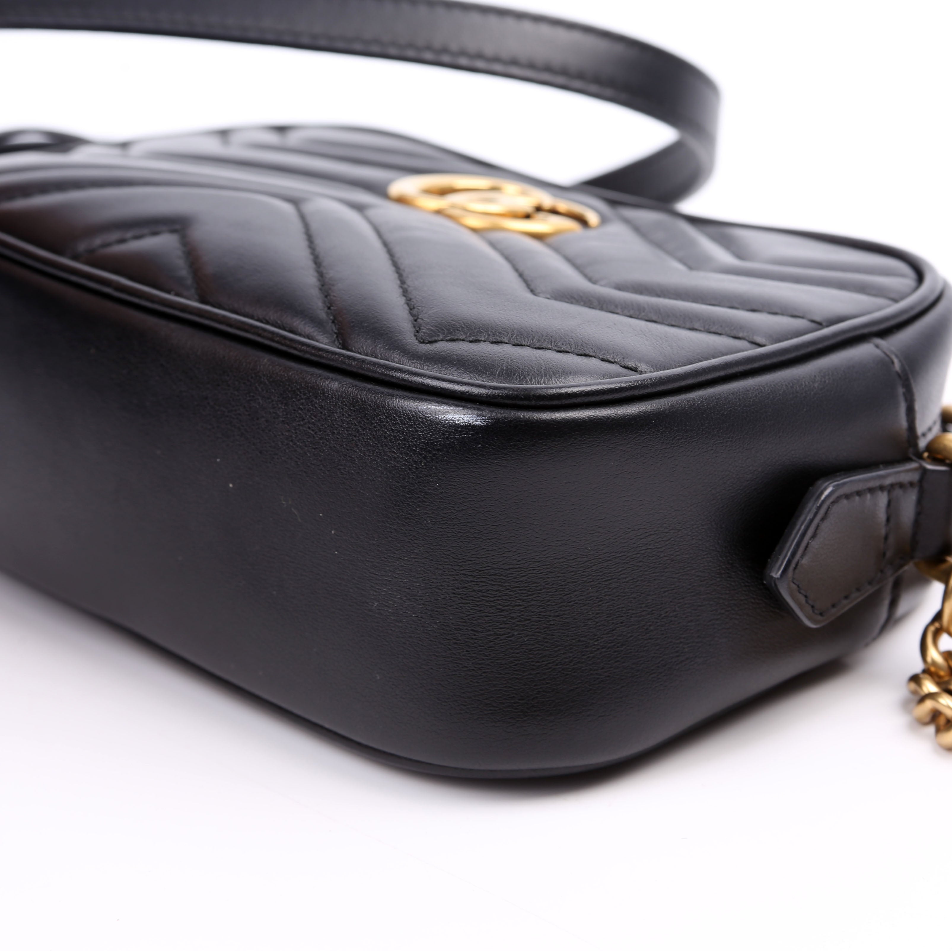 448065 Marmont Mini Camera Bag Black