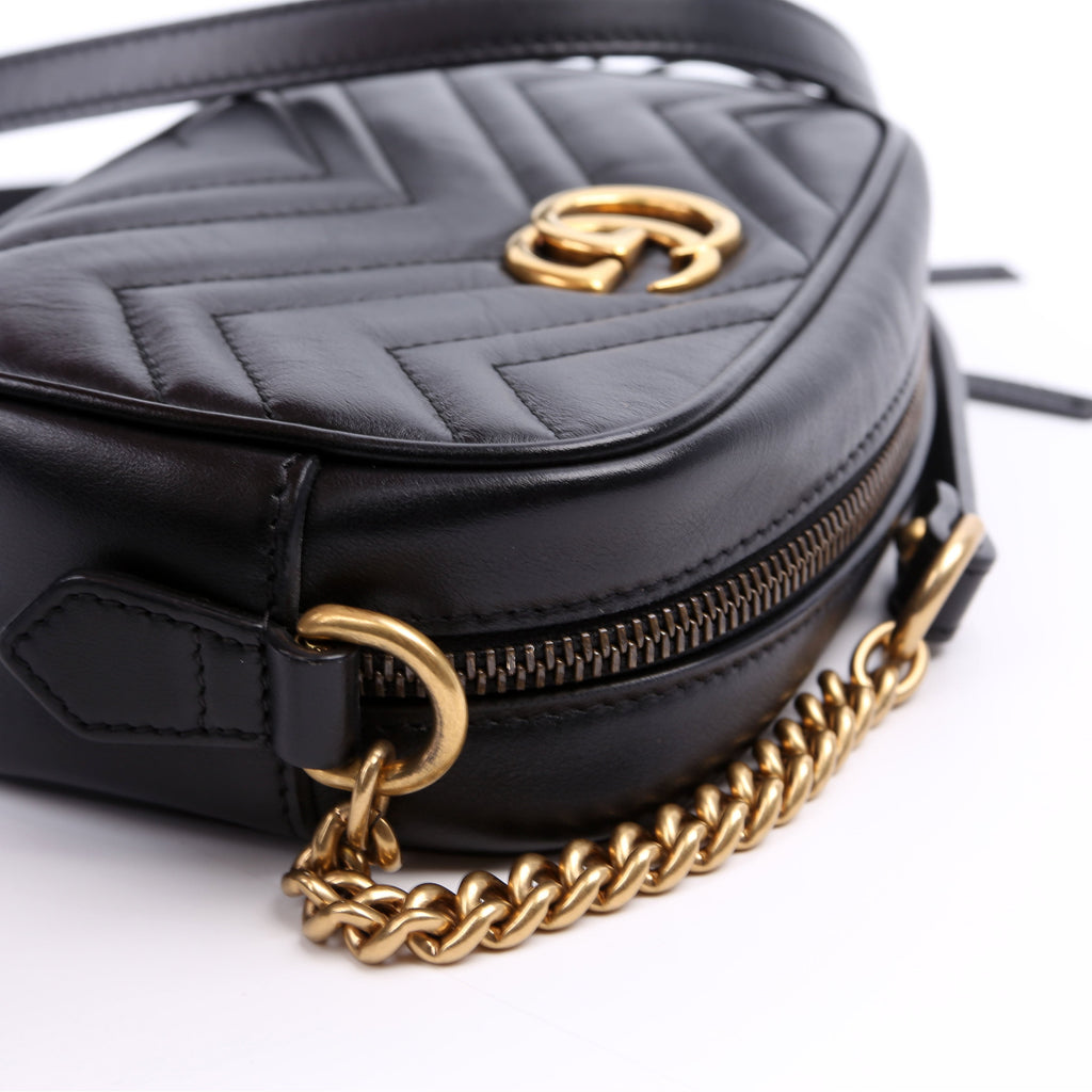 448065 Marmont Mini Camera Bag Black