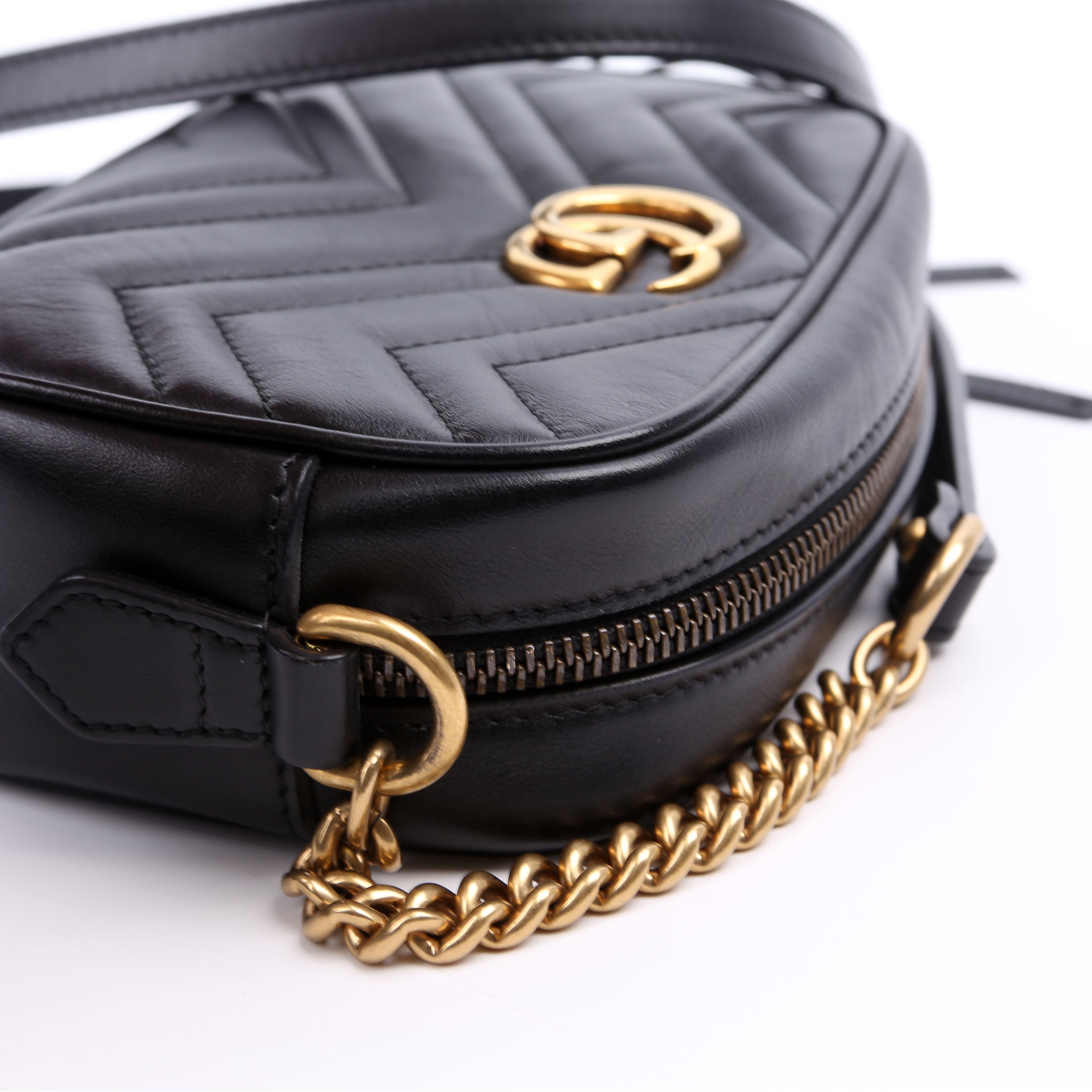 448065 Marmont Mini Camera Bag Black