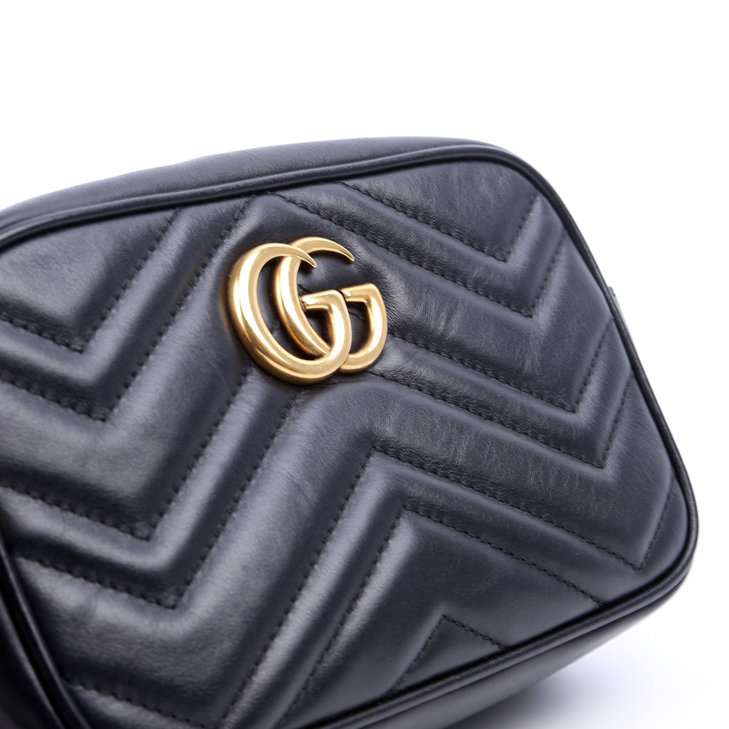 448065 Marmont Mini Camera Bag Black