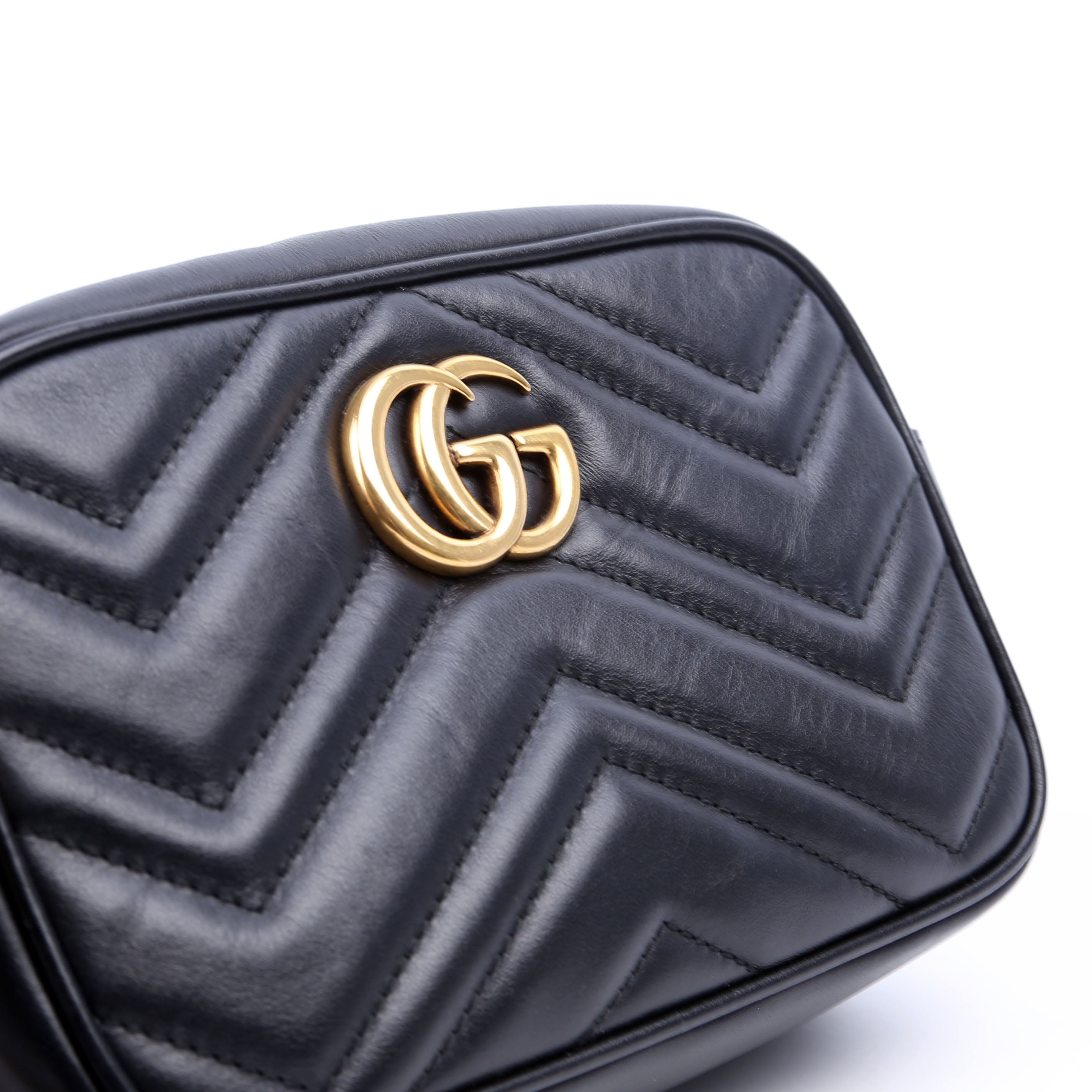 448065 Marmont Mini Camera Bag Black