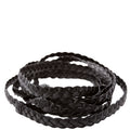 Gucci 105339 Narrow Braided Leather Wrap Around