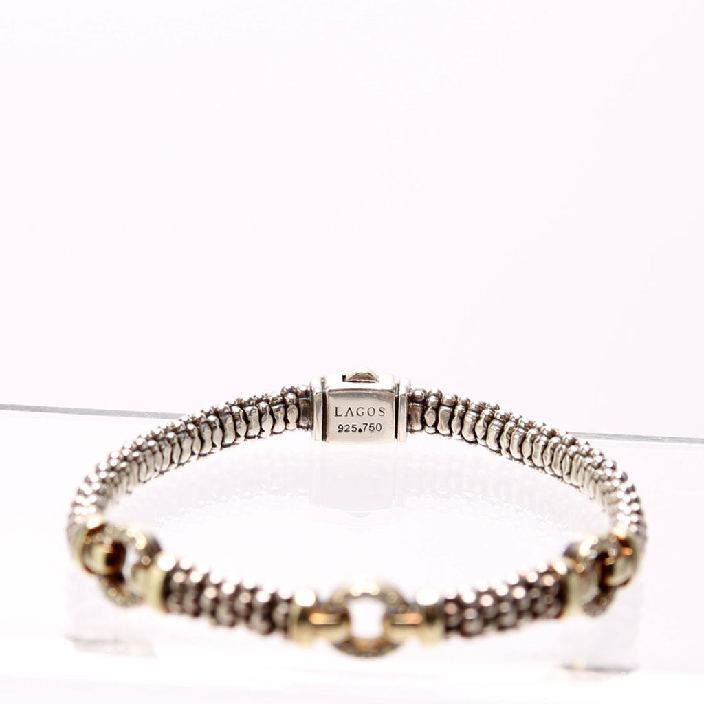 Three Station Enso 925/750/Diamonds