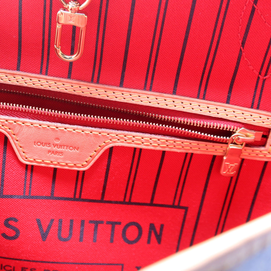 Neverfull MM Monogram Red