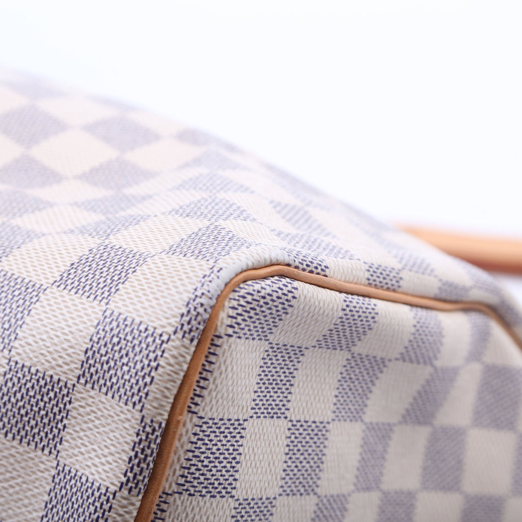 Speedy 25 Bandouliere Damier Azur