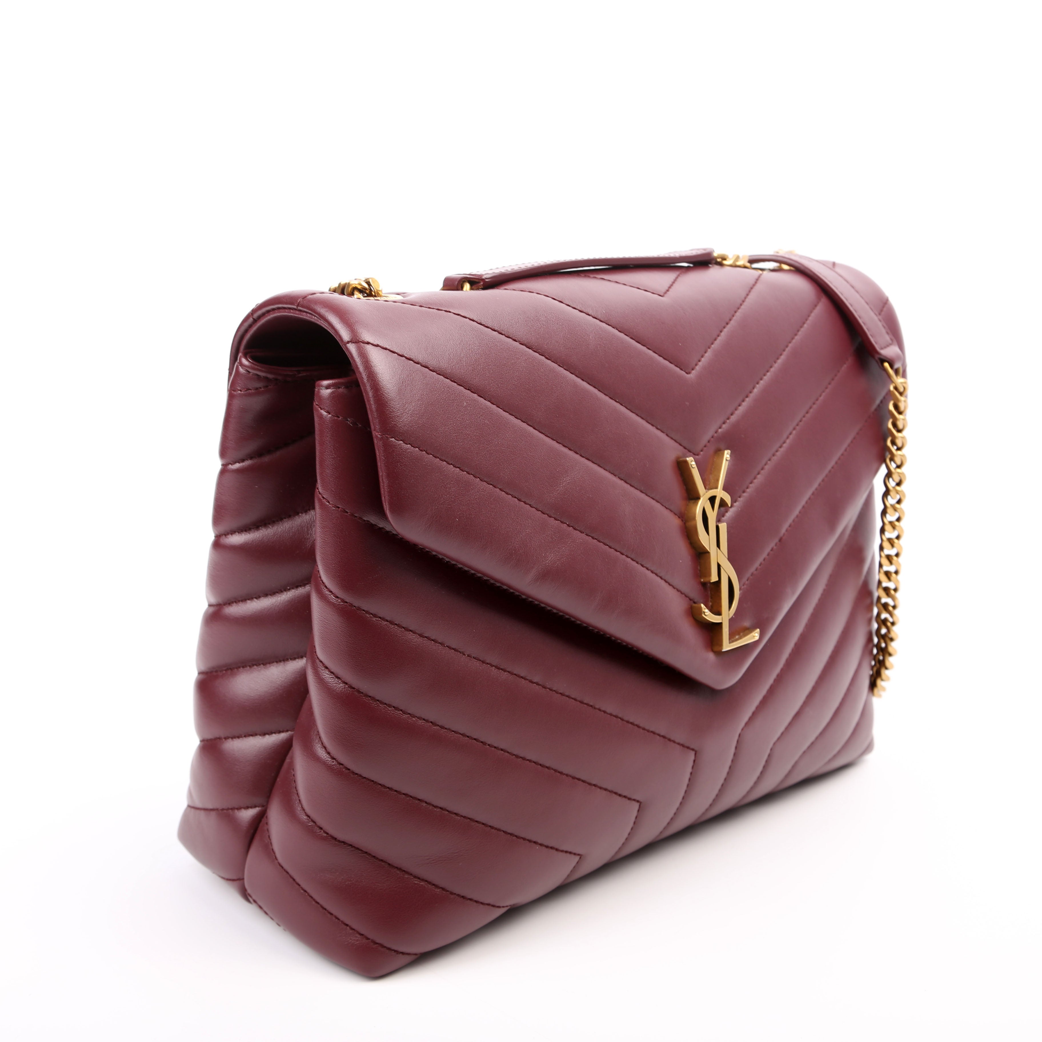 Loulou Medium Quilted 574946 Burgundy