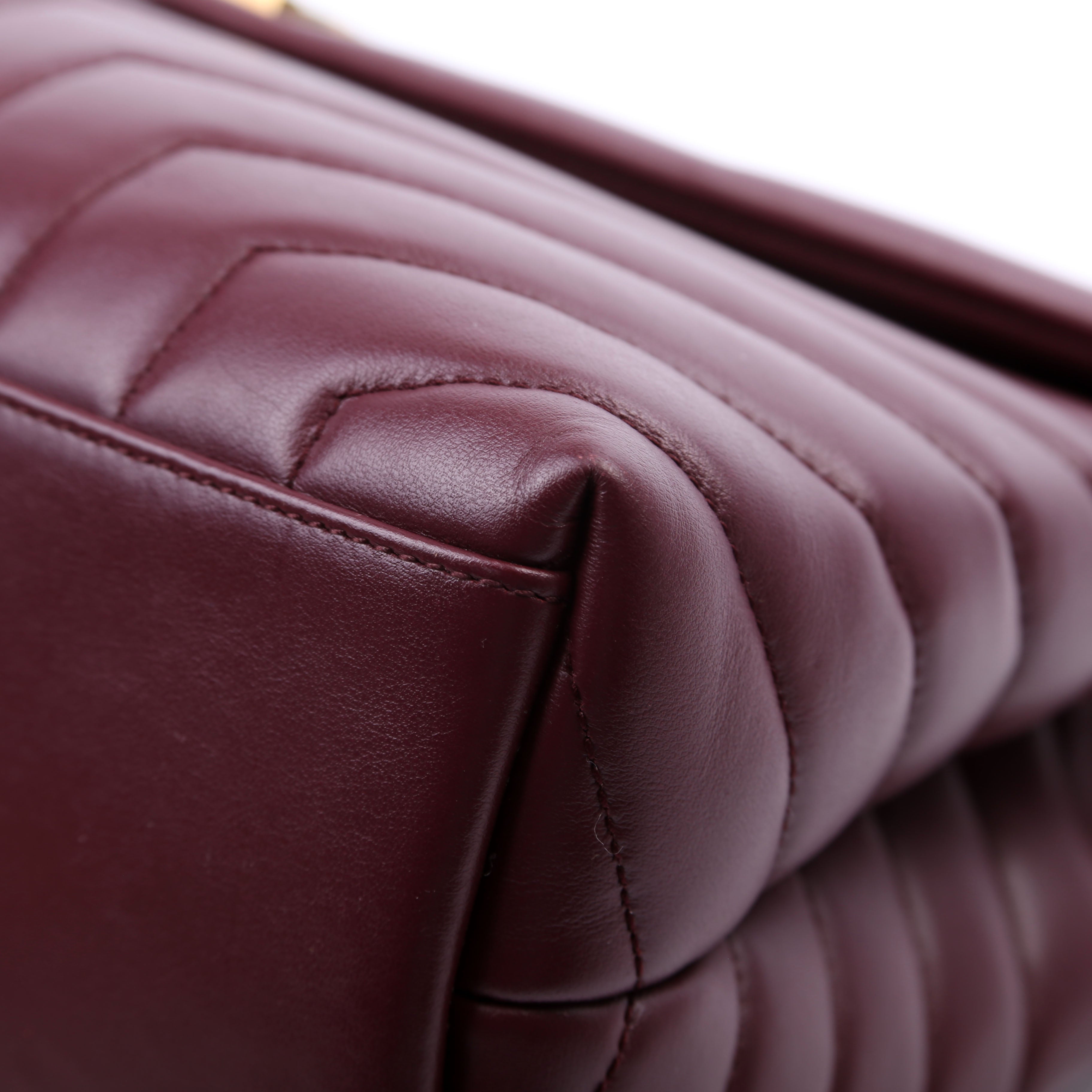 Loulou Medium Quilted 574946 Burgundy