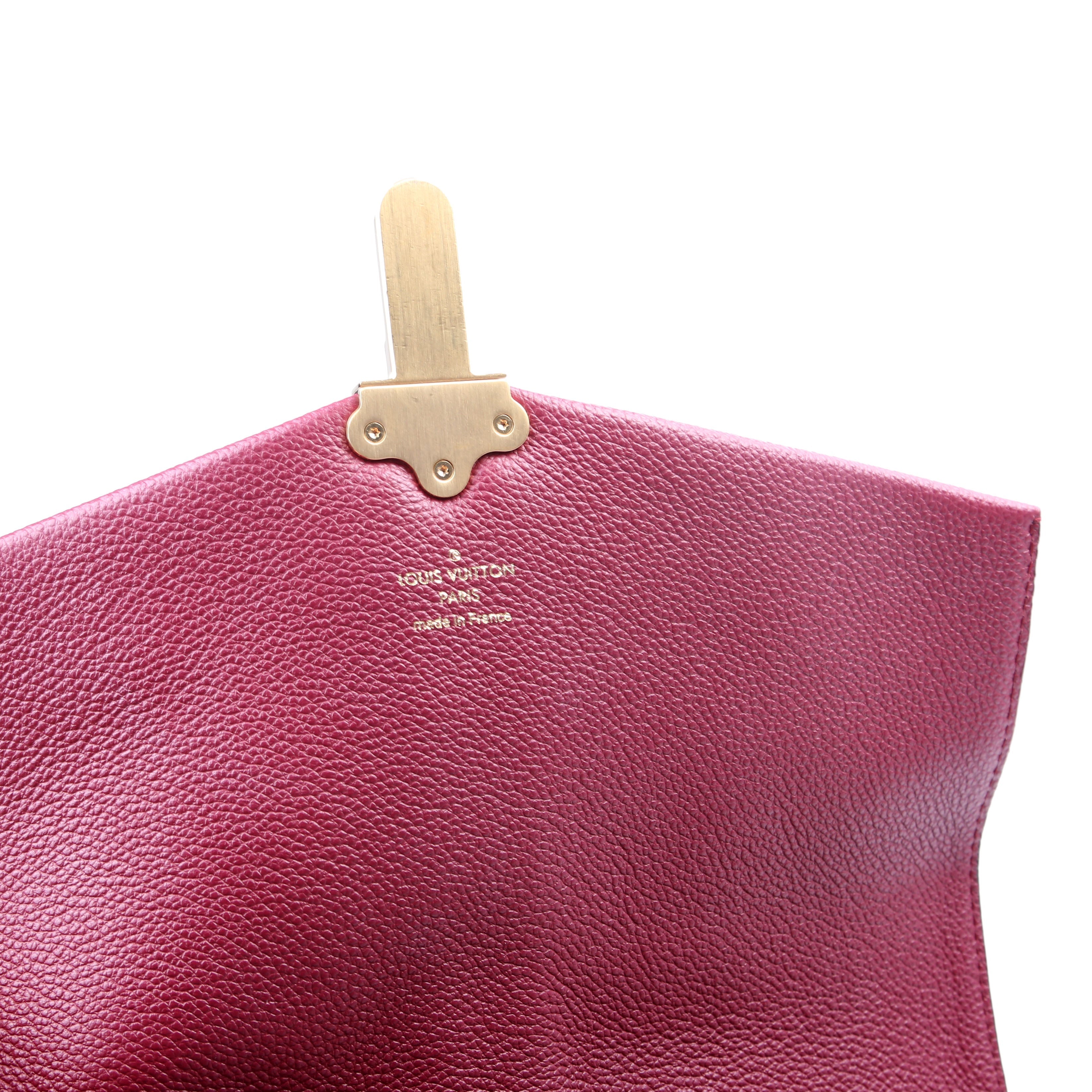 Clapton Crossbody Damier Ebene Burgundy