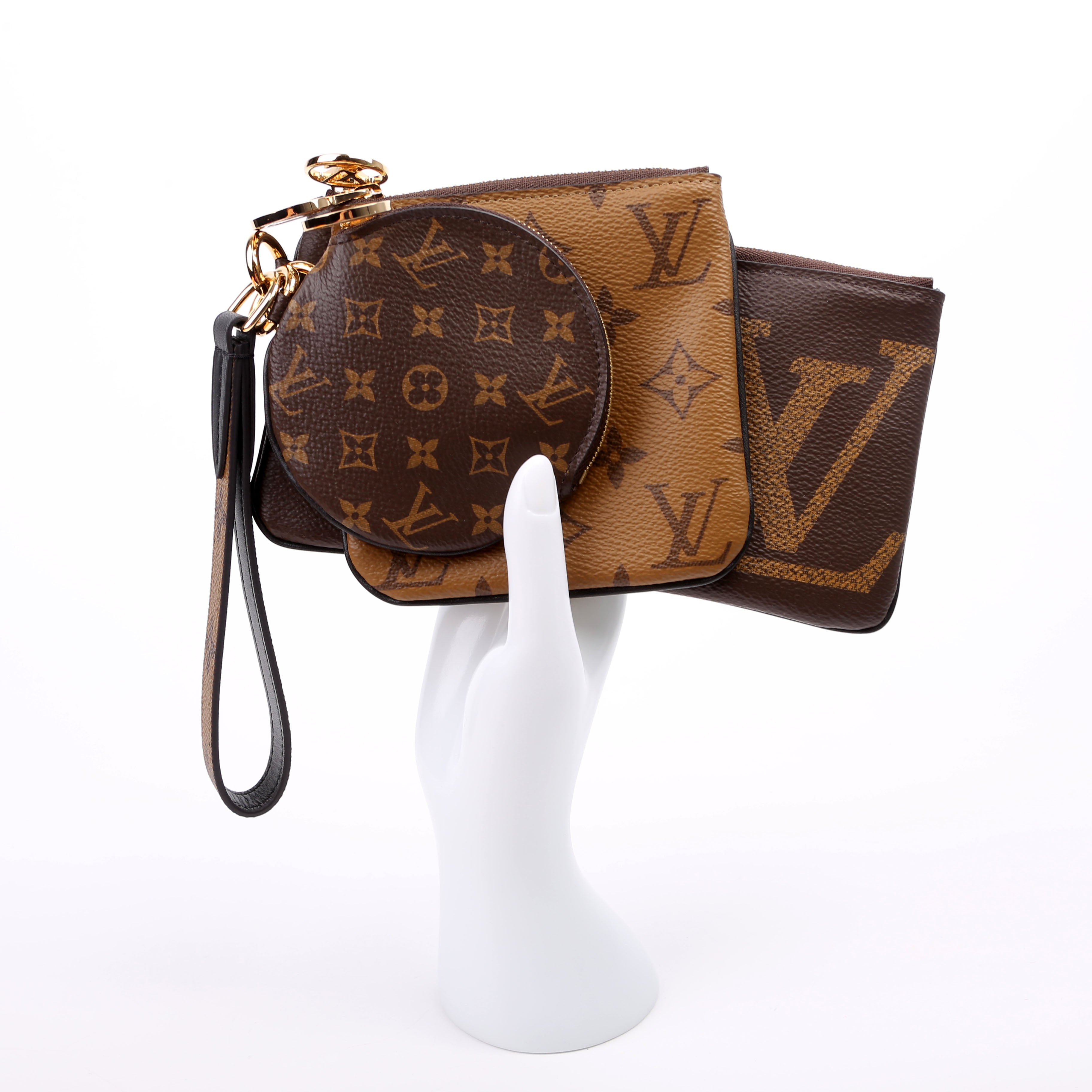 Trio Pochette Reverse Monogram