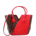 Kimono Tote PM Monogram/Leather Red