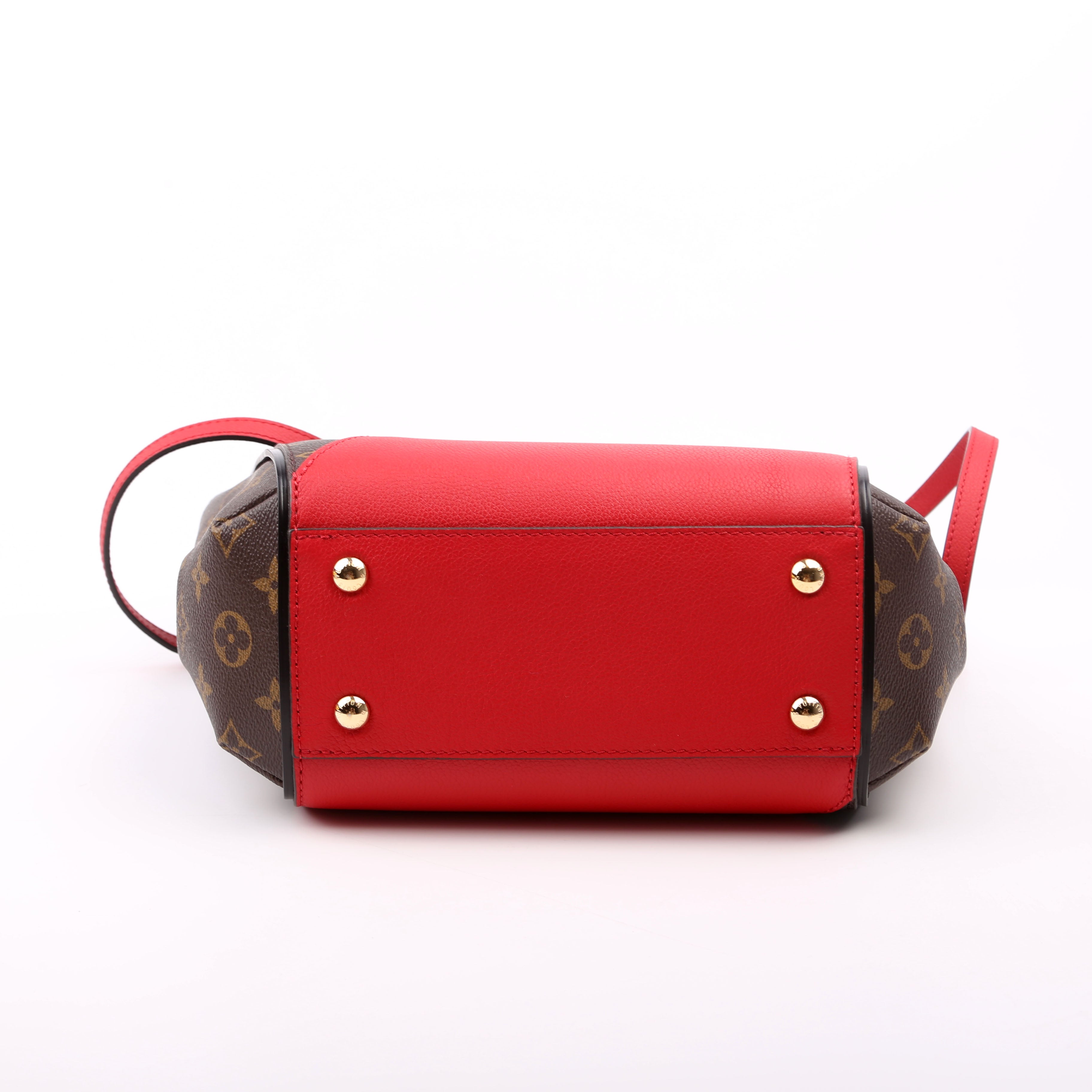 Kimono Tote PM Monogram/Leather Red