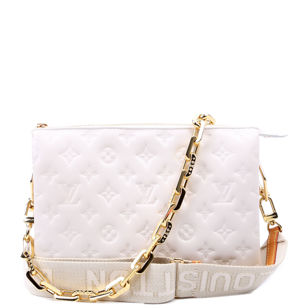 Coussin PM Lambskin White
