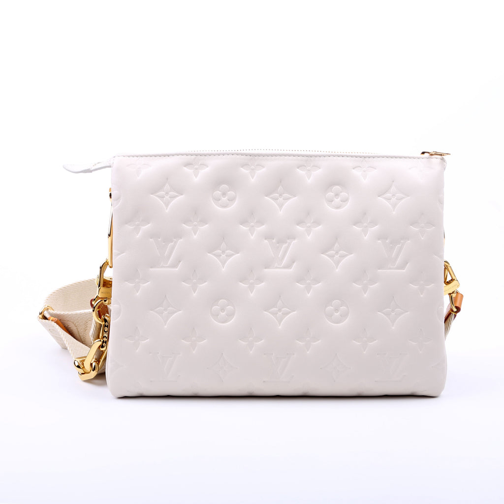 Coussin PM Lambskin White