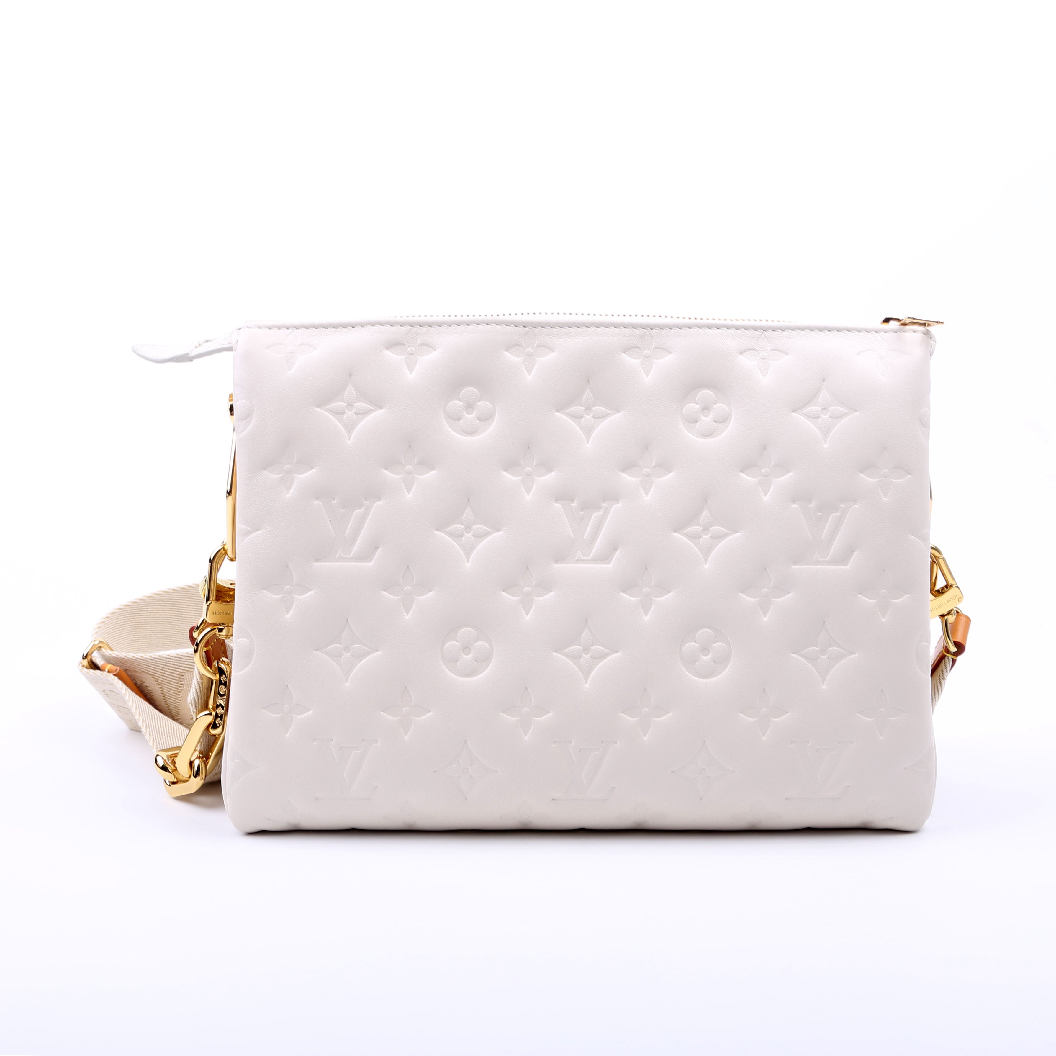 Coussin PM Lambskin White
