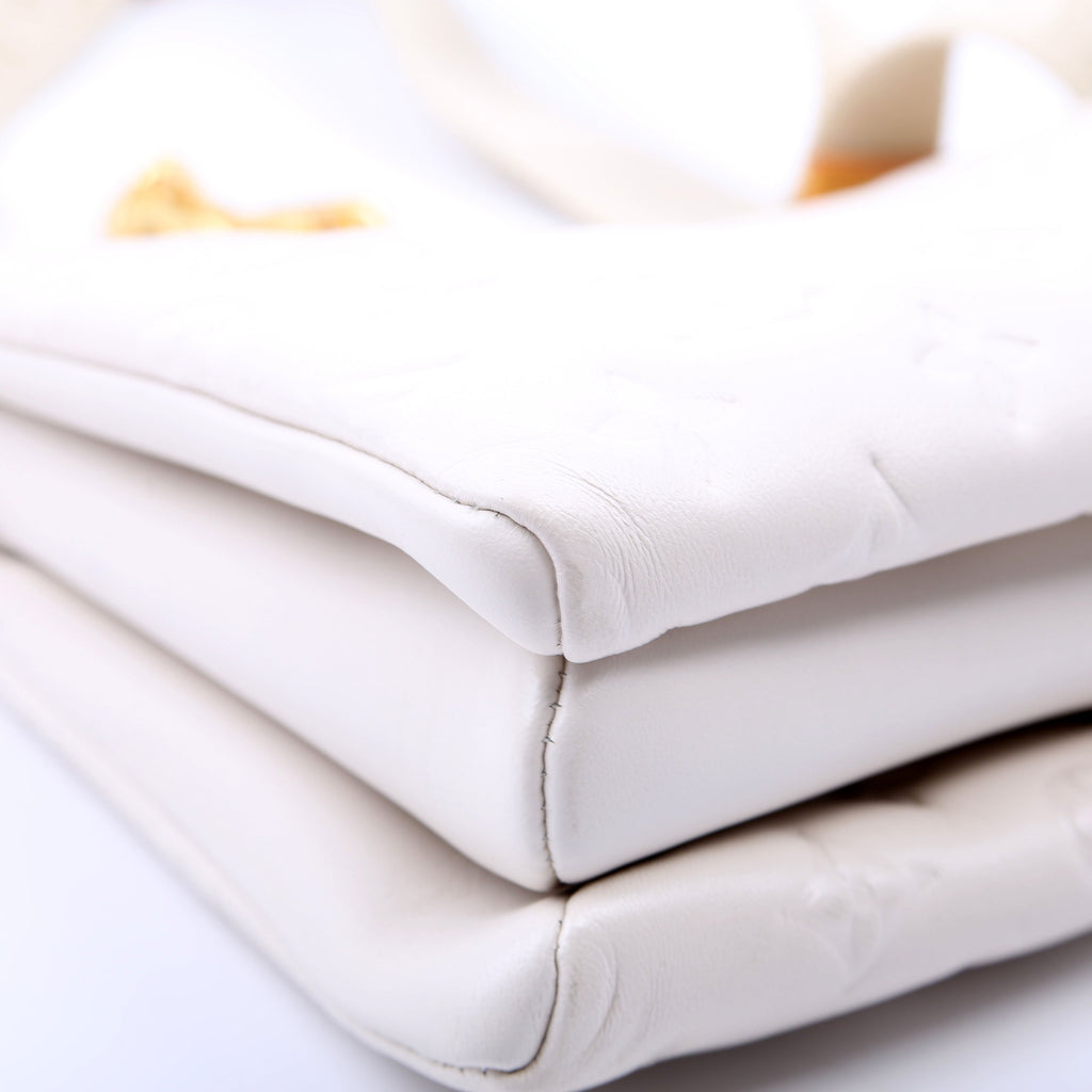 Coussin PM Lambskin White