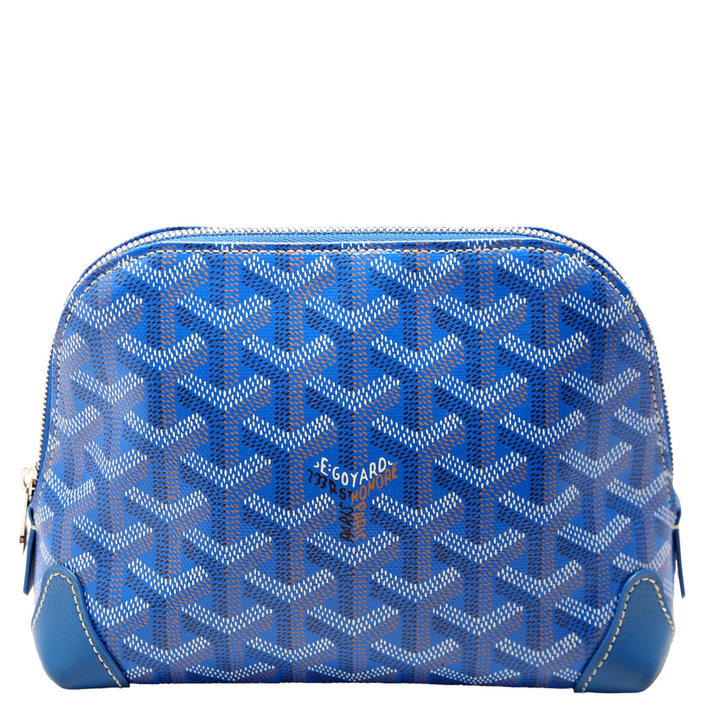 Vendome Cosmetic Pouch Goyardine Blue