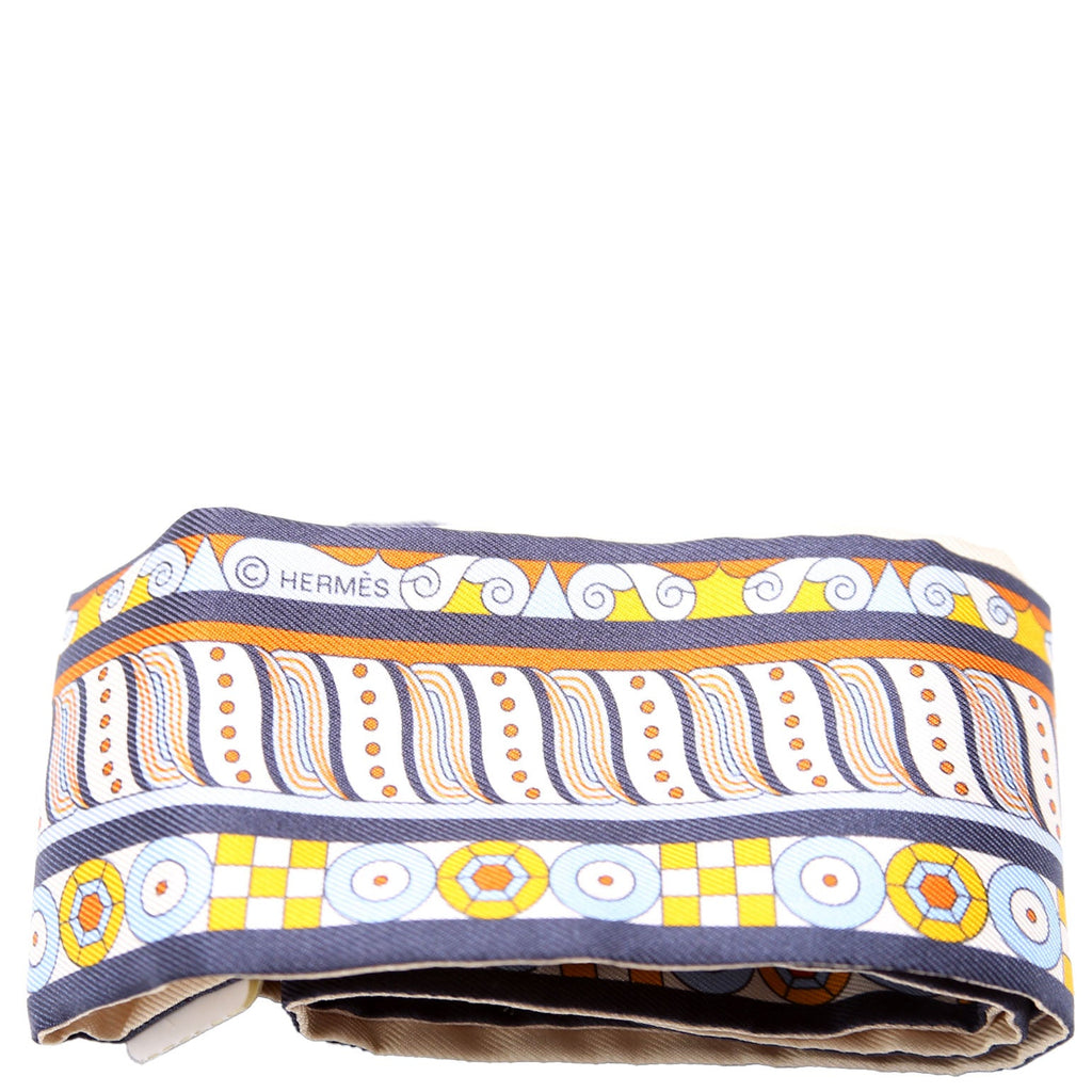 Harnais En Rosace Twilly 86 Silk Scarf Beige/Multicolor