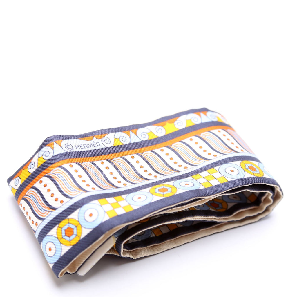Harnais En Rosace Twilly 86 Silk Scarf Beige/Multicolor