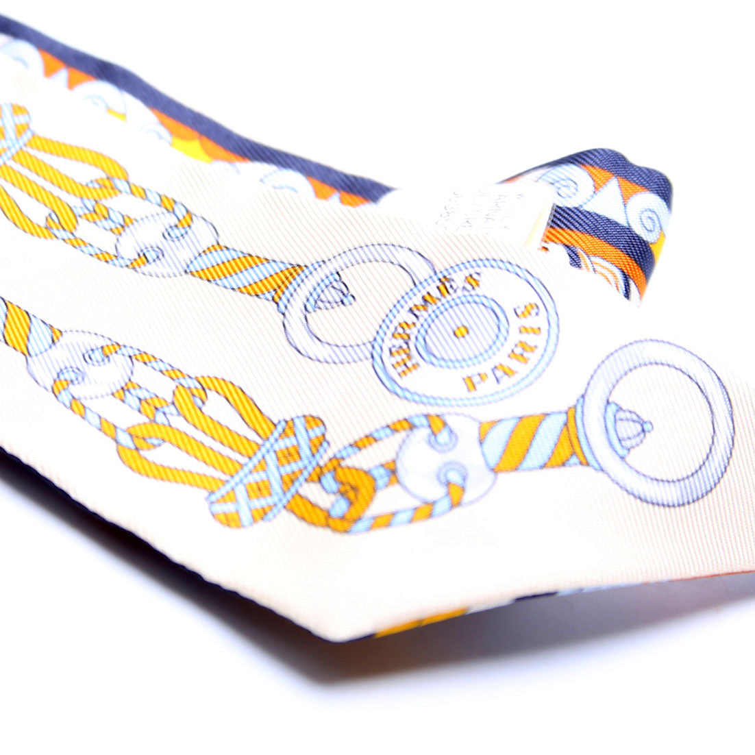Harnais En Rosace Twilly 86 Silk Scarf Beige/Multicolor
