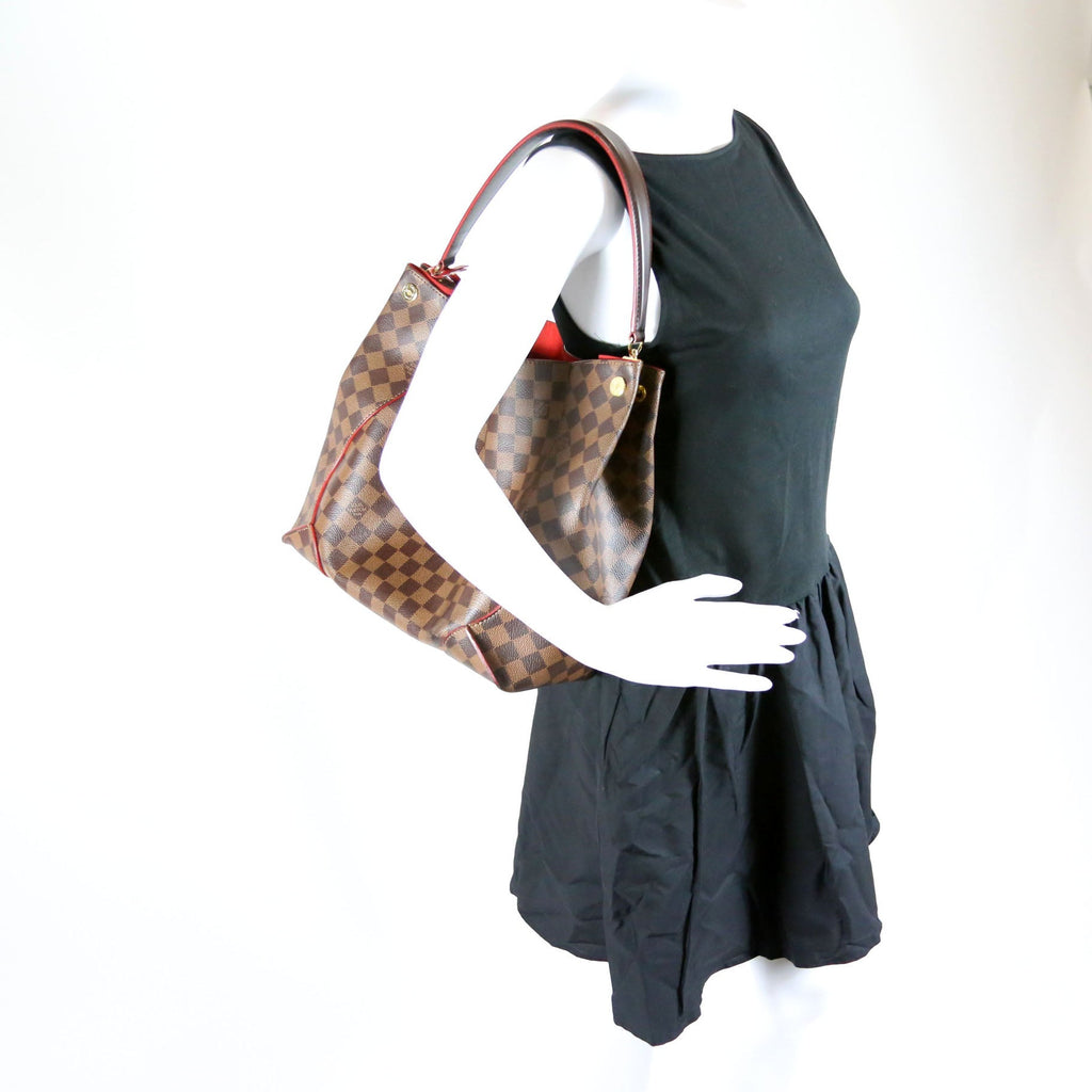Cassa Hobo Damier Ebene