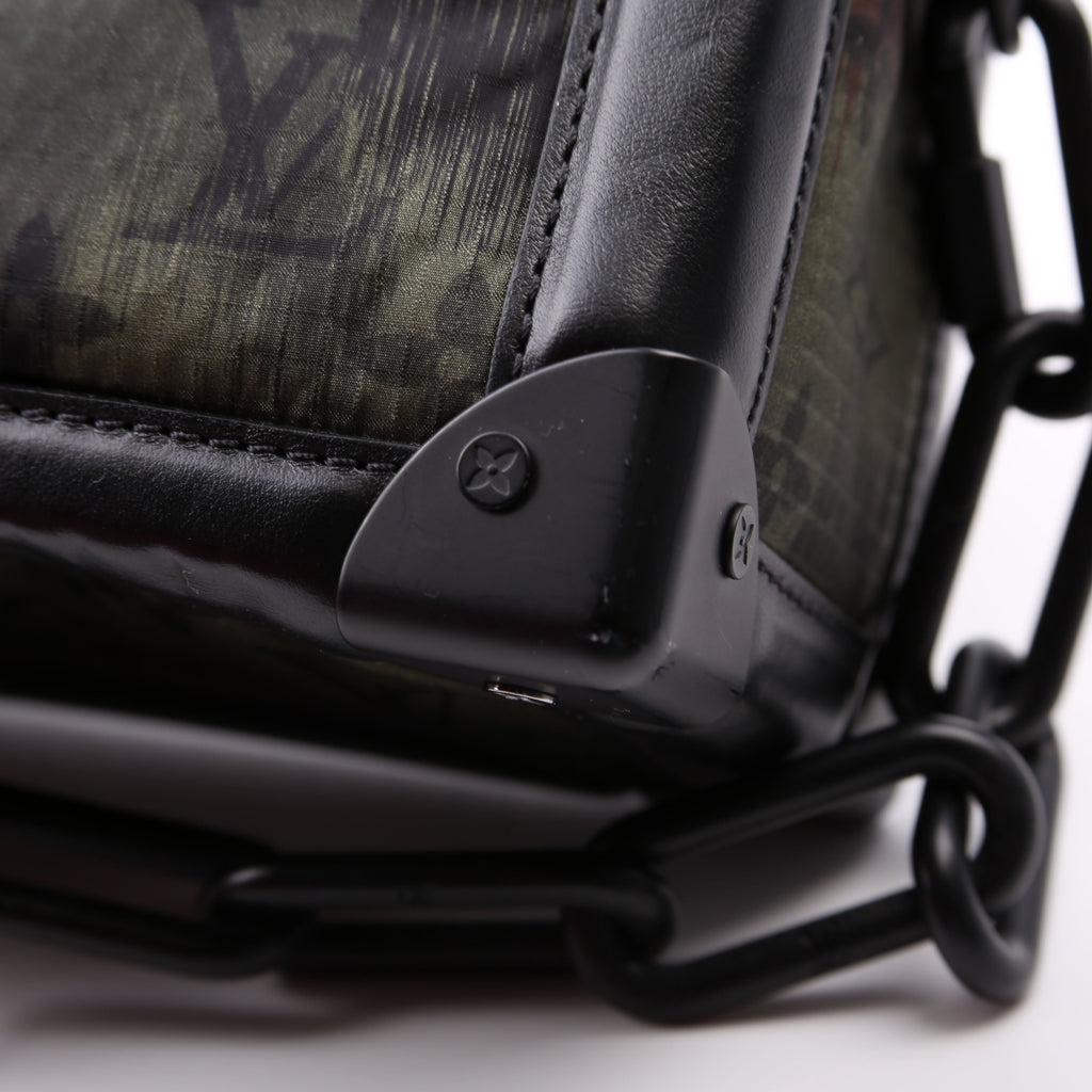 Soft Trunk Nylon Camouflage Monogram Green/Black