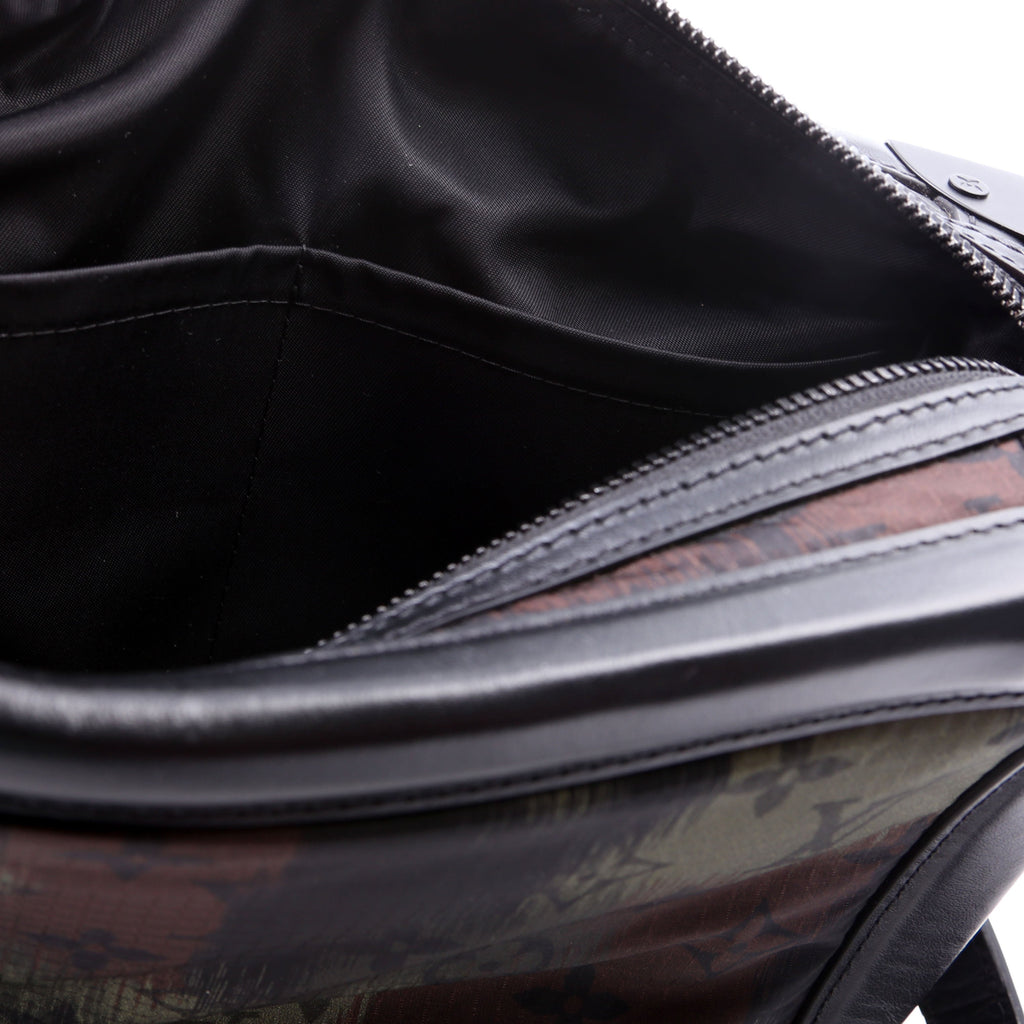 Soft Trunk Nylon Camouflage Monogram Green/Black