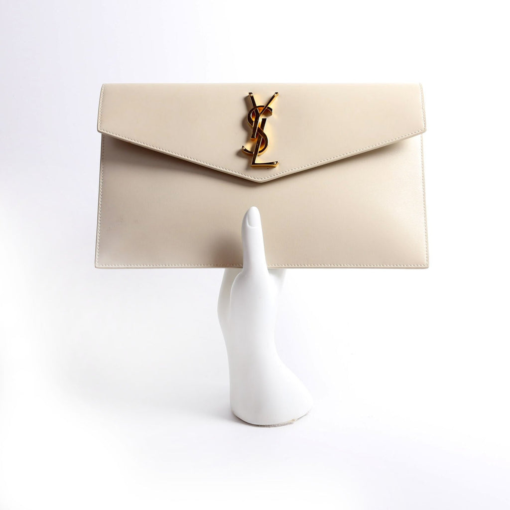 Uptown Pouch Smooth Leather 565739 Cream