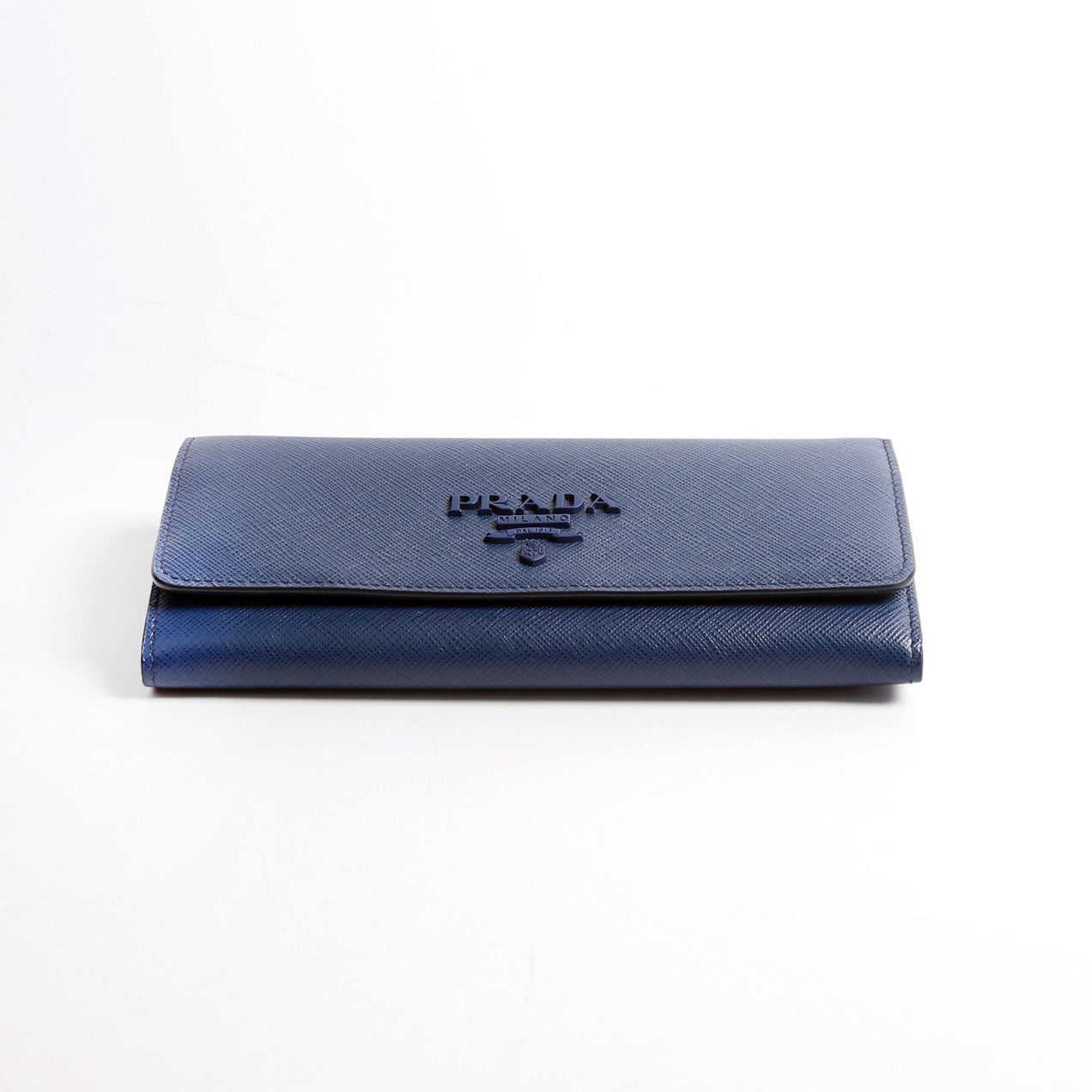Saffiano Chain Wallet 1MH132 Blue