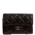 Classic Flap 4 Key Holder Lamb RFID Black