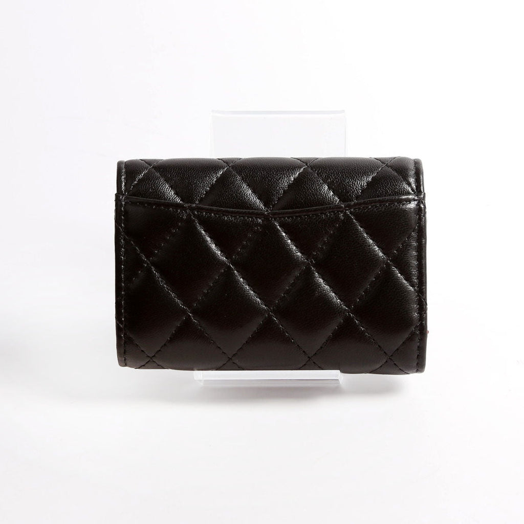 Classic Flap 4 Key Holder Lamb RFID Black